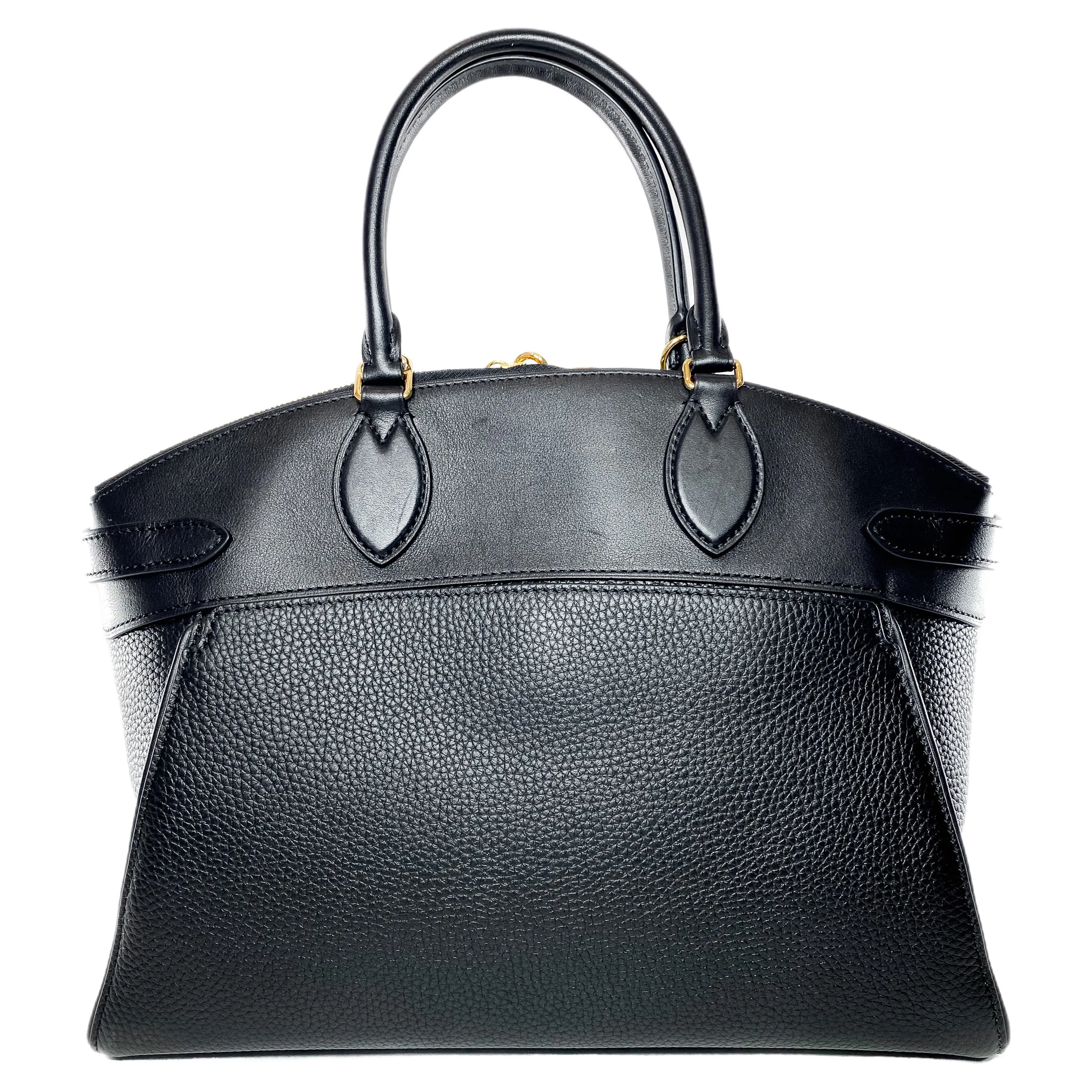 Louis Vuitton Black Taurillon Vendome Lock It MM