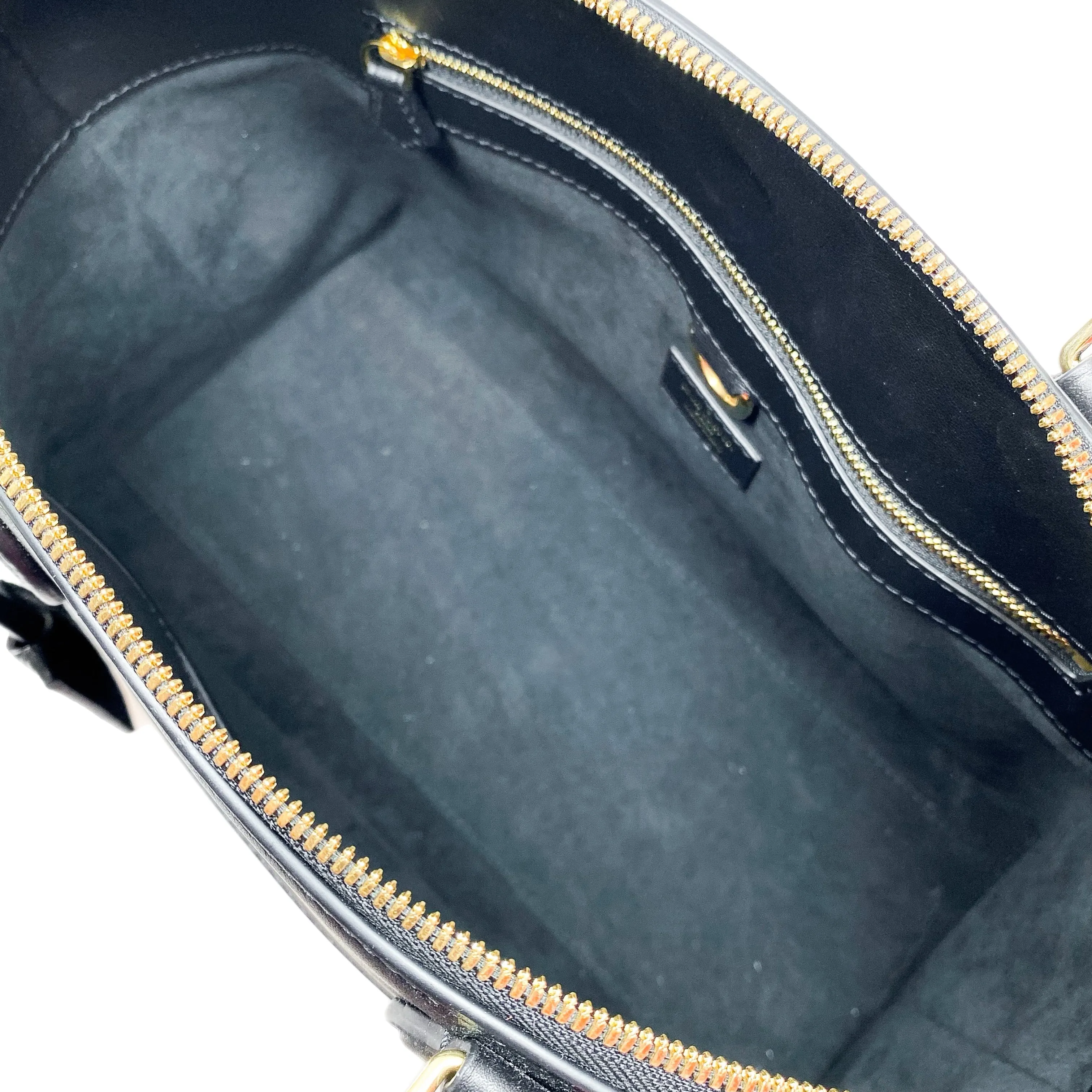 Louis Vuitton Black Taurillon Vendome Lock It MM
