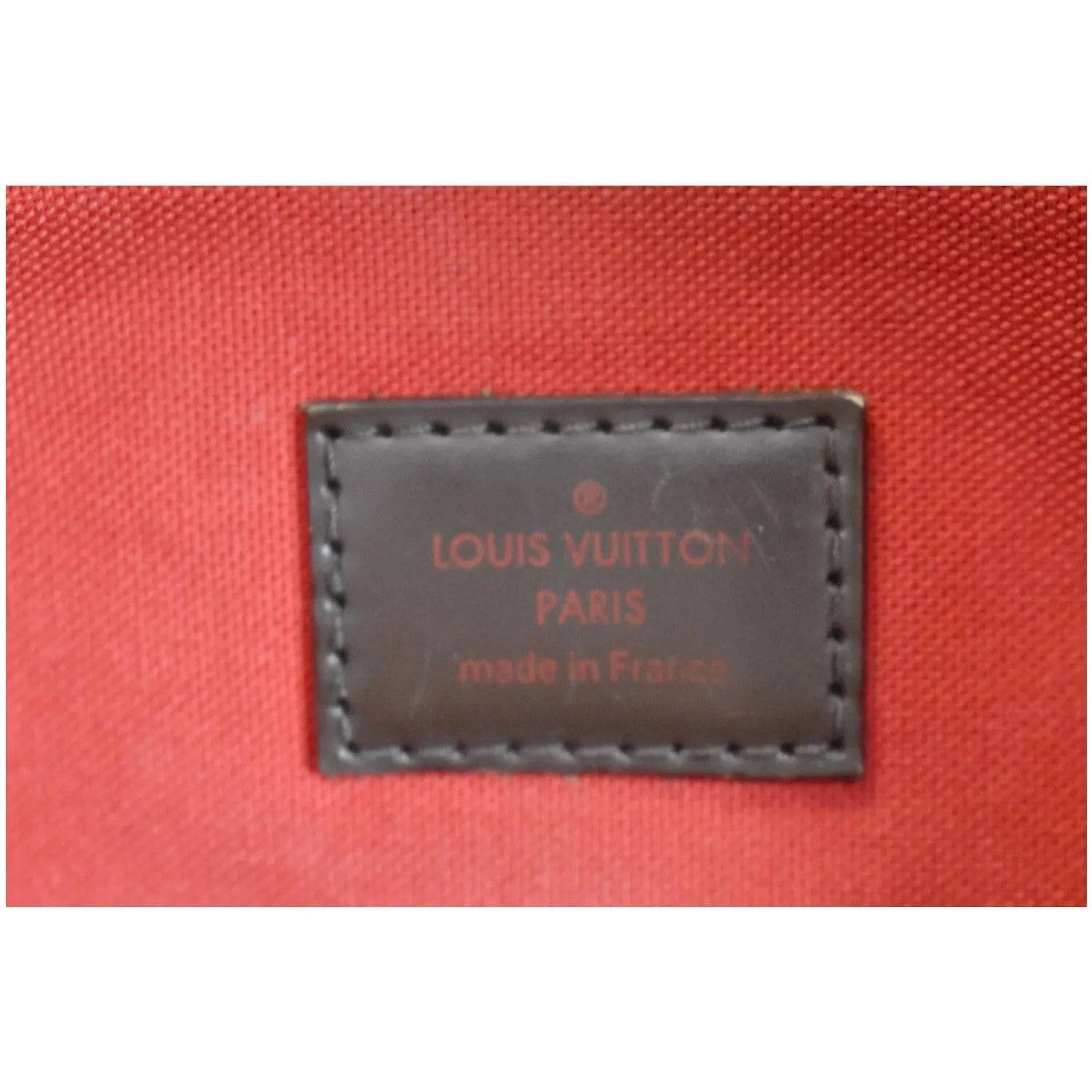 LOUIS VUITTON Bloomsbury PM Damier Ebene Crossbody Bag Brown
