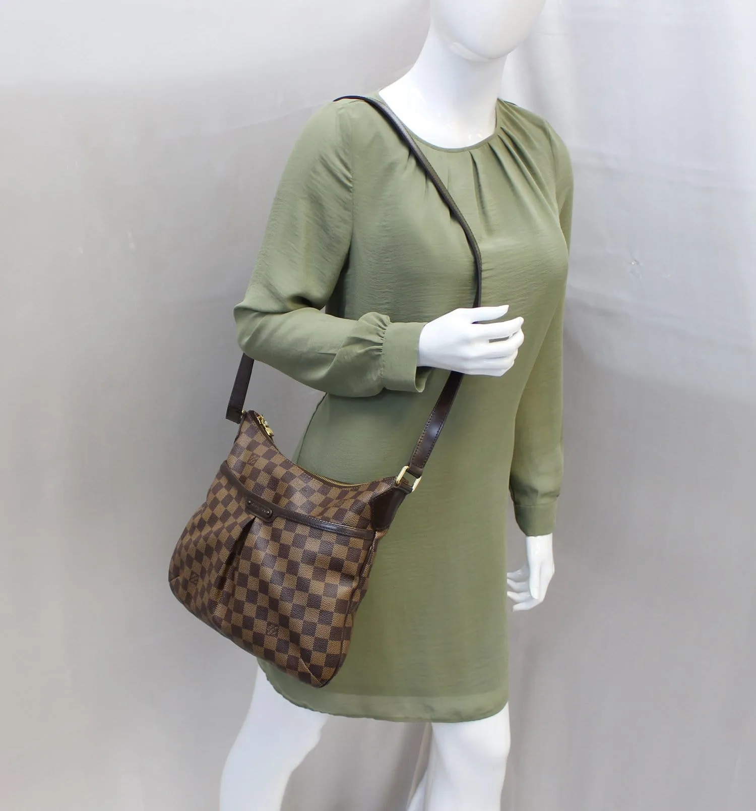 LOUIS VUITTON Bloomsbury PM Damier Ebene  Crossbody Bag