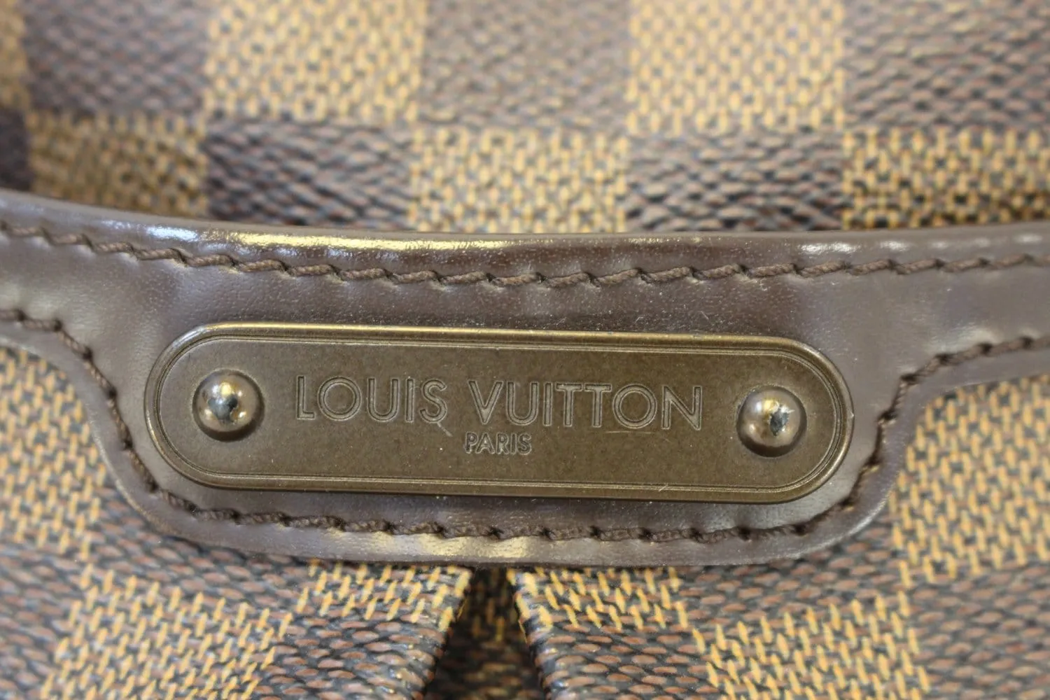 LOUIS VUITTON Bloomsbury PM Damier Ebene  Crossbody Bag
