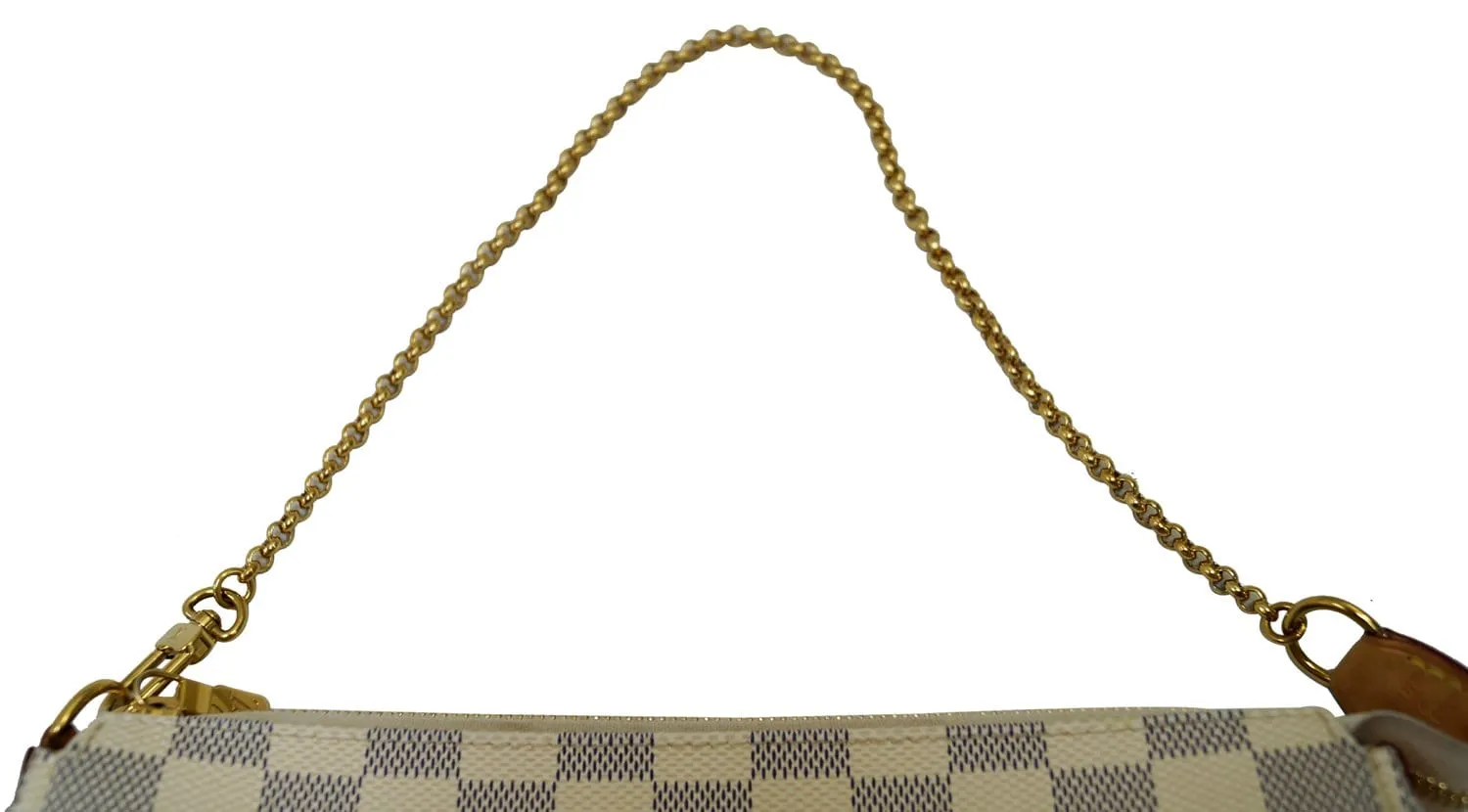 LOUIS VUITTON Damier Azur Eva Clutch Crossbody Bag