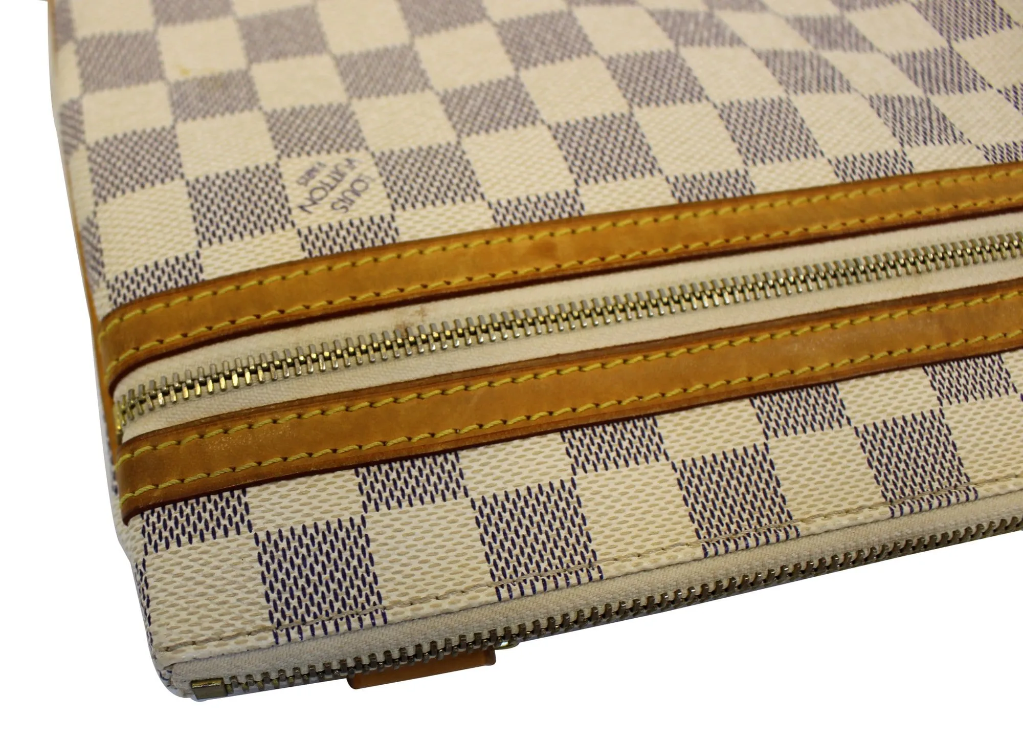 LOUIS VUITTON Damier Azur Pochette Bosphore Crossbody Bag