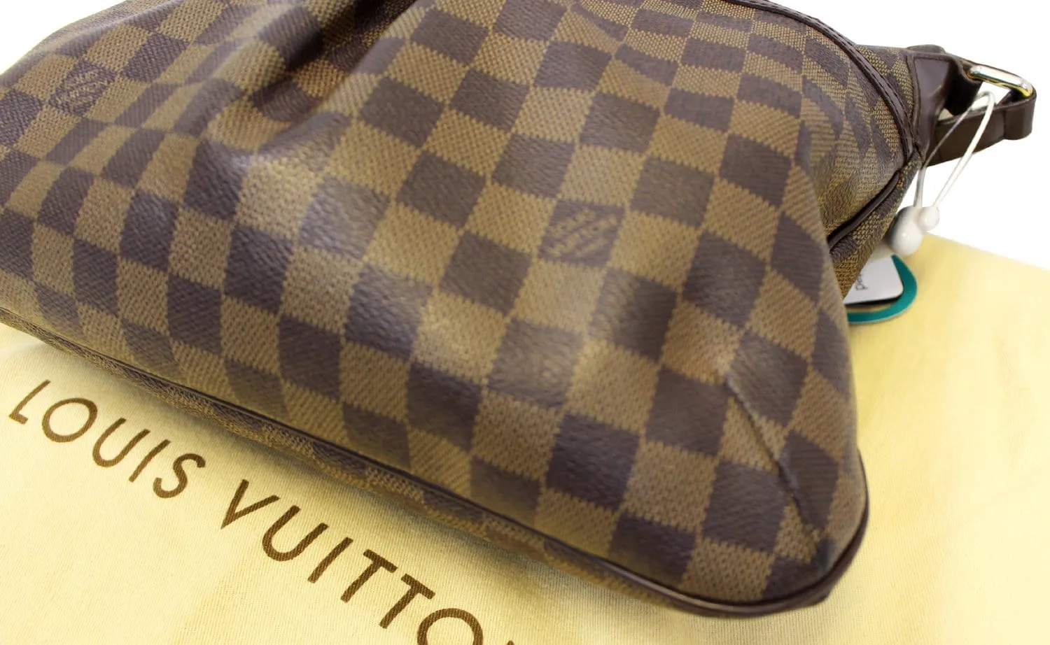 LOUIS VUITTON Damier Ebene Bloomsbury PM Crossbody Bag