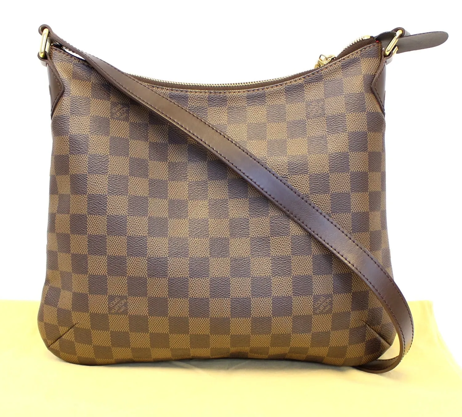 LOUIS VUITTON Damier Ebene Bloomsbury PM Crossbody Bag