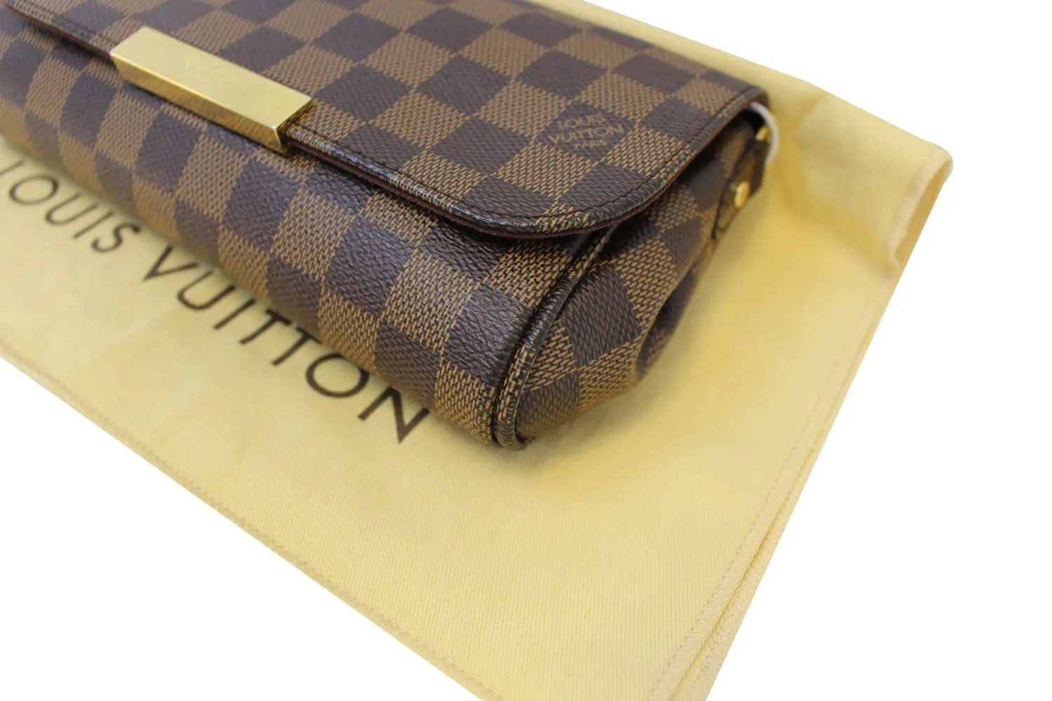 LOUIS VUITTON Damier Ebene Favorite PM Bag