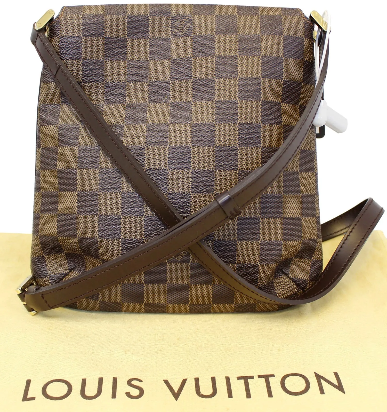 LOUIS VUITTON Damier Ebene Musette Salsa Crossbody Bag