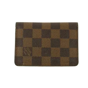 Louis Vuitton Damier Ebene Pocket Organizer Card Case #3243