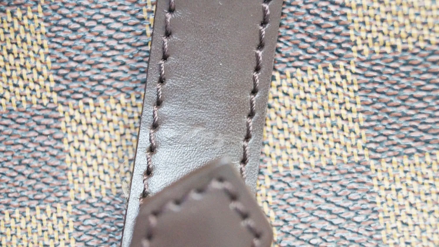 LOUIS VUITTON Damier Ebene Soho Backpack Bag