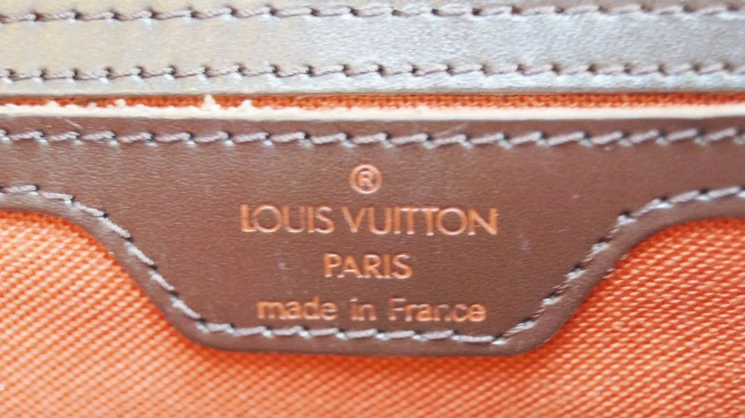 LOUIS VUITTON Damier Ebene Soho Backpack Bag