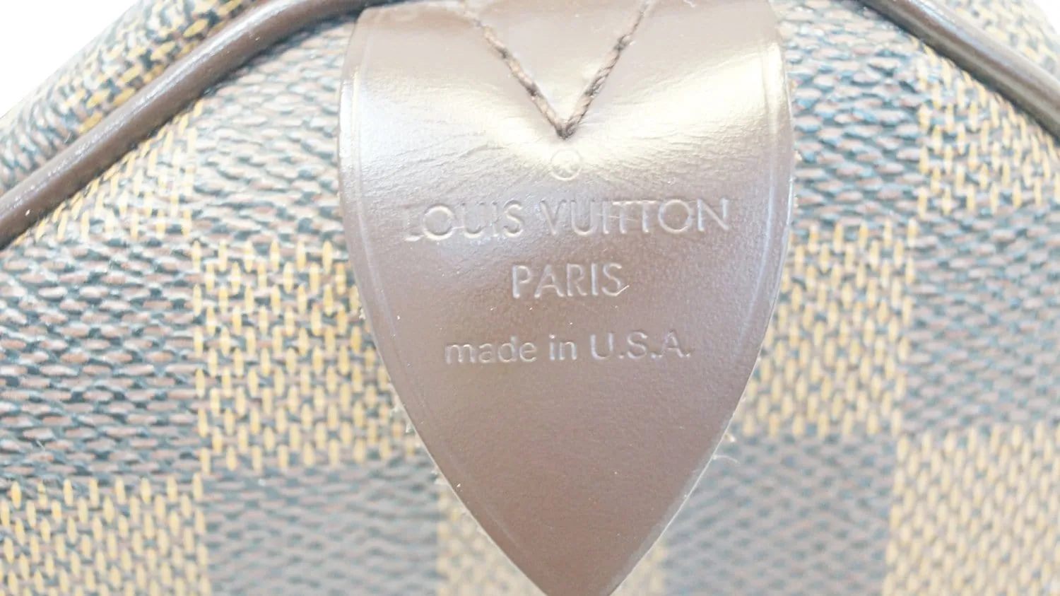 LOUIS VUITTON Damier Ebene Speedy 25 Satchel Bag
