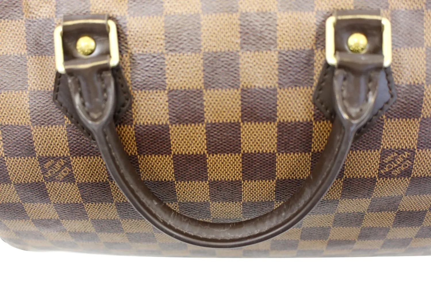 LOUIS VUITTON Damier Ebene Speedy 30 Bandouliere Shoulder Bag