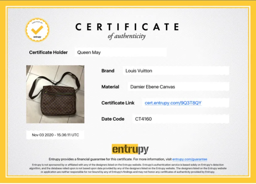 Louis Vuitton Damier Ebene Spencer Messenger Bag