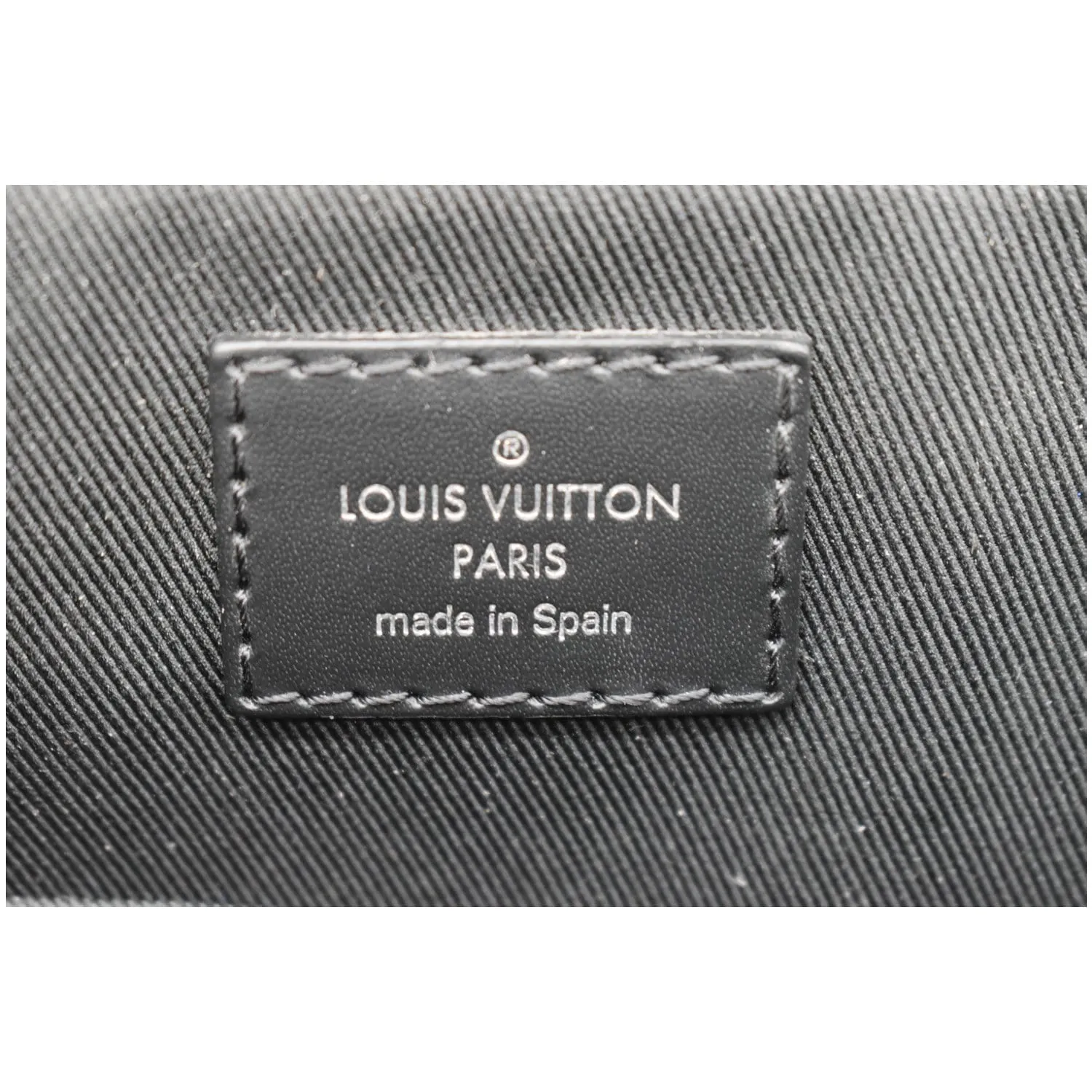 LOUIS VUITTON District PM Monogram Eclipse Messenger Bag Black