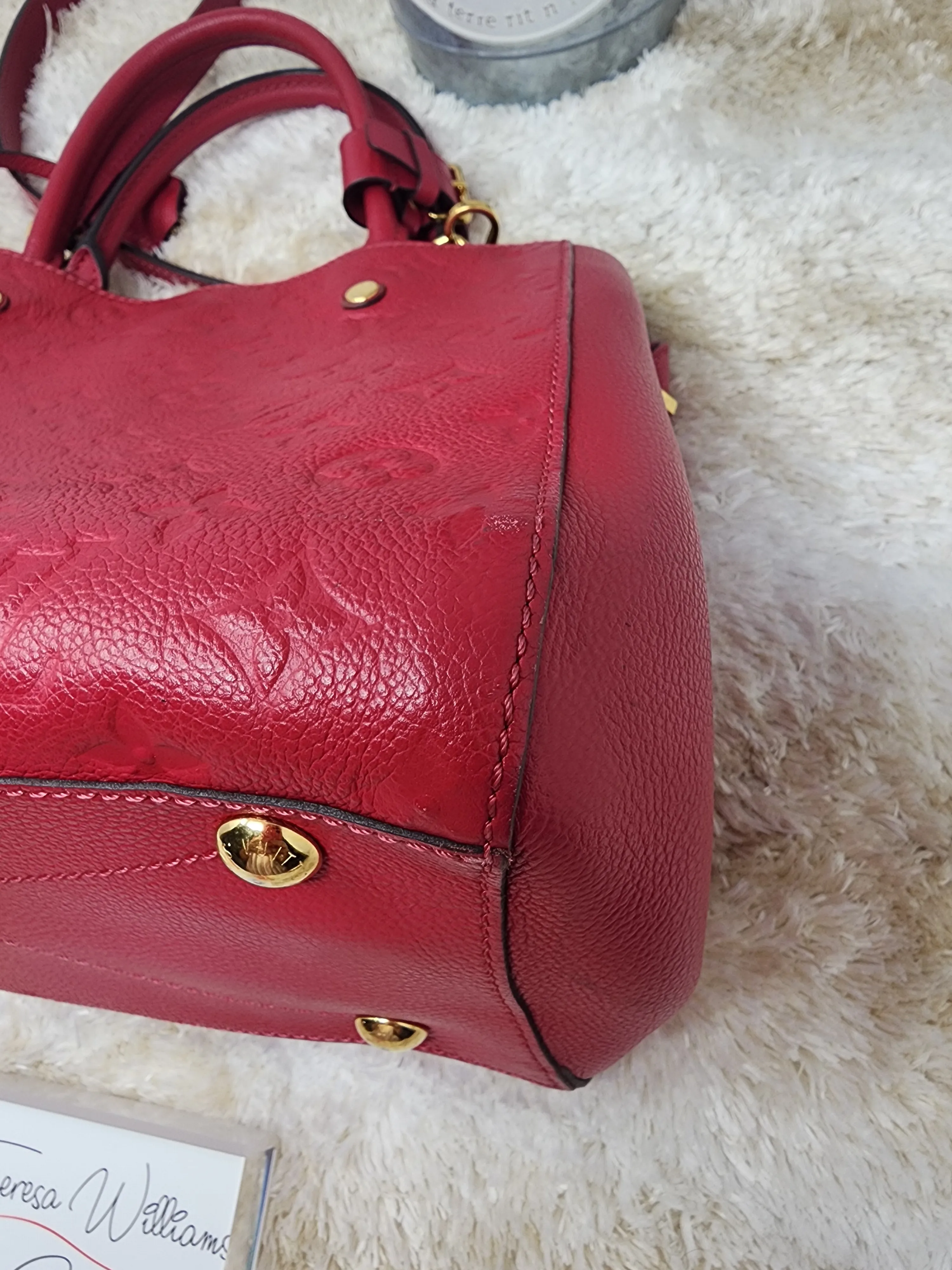 LOUIS VUITTON EMPREINTE MONTAIGNE MM, DAHLIA