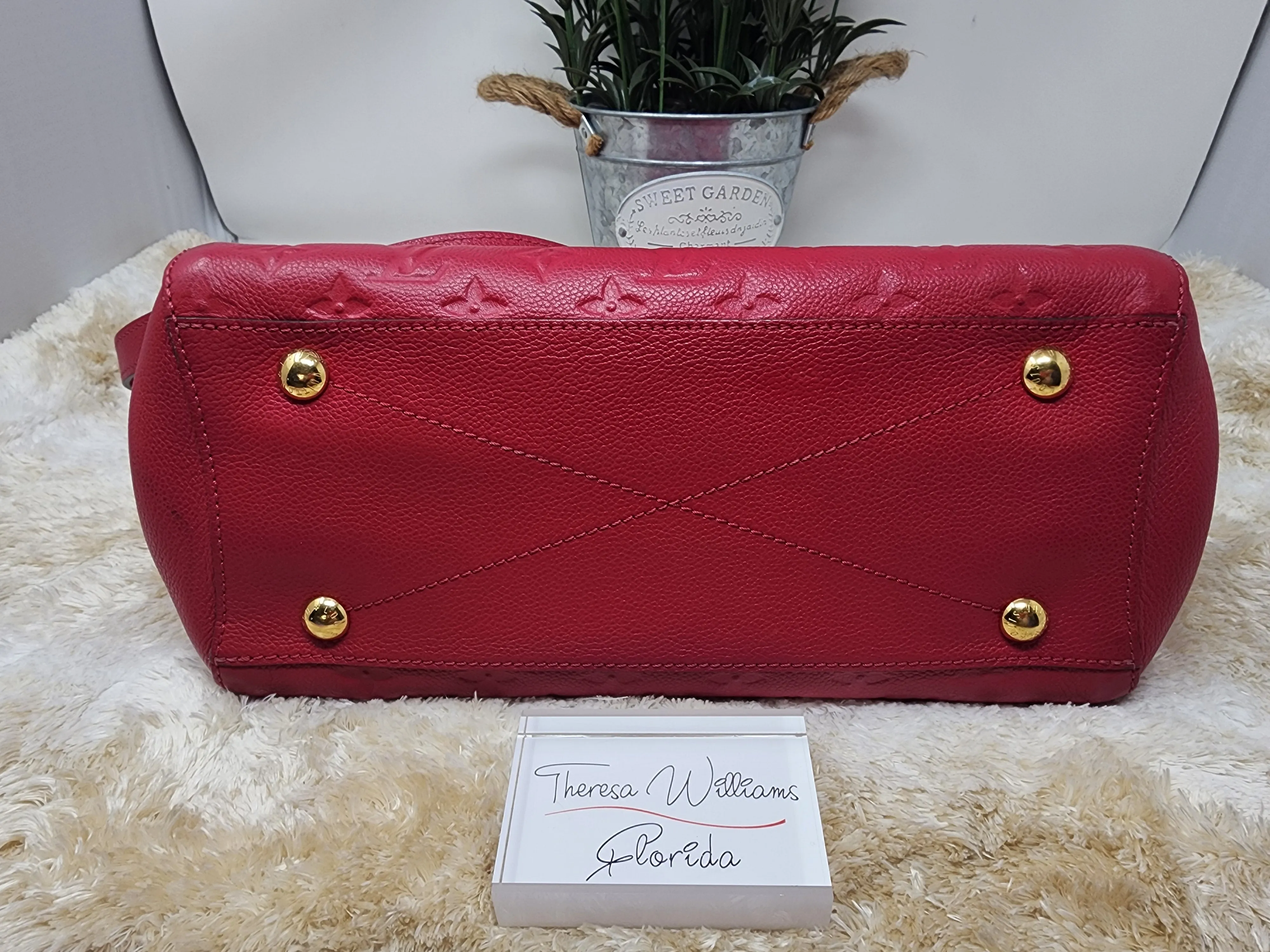 LOUIS VUITTON EMPREINTE MONTAIGNE MM, DAHLIA