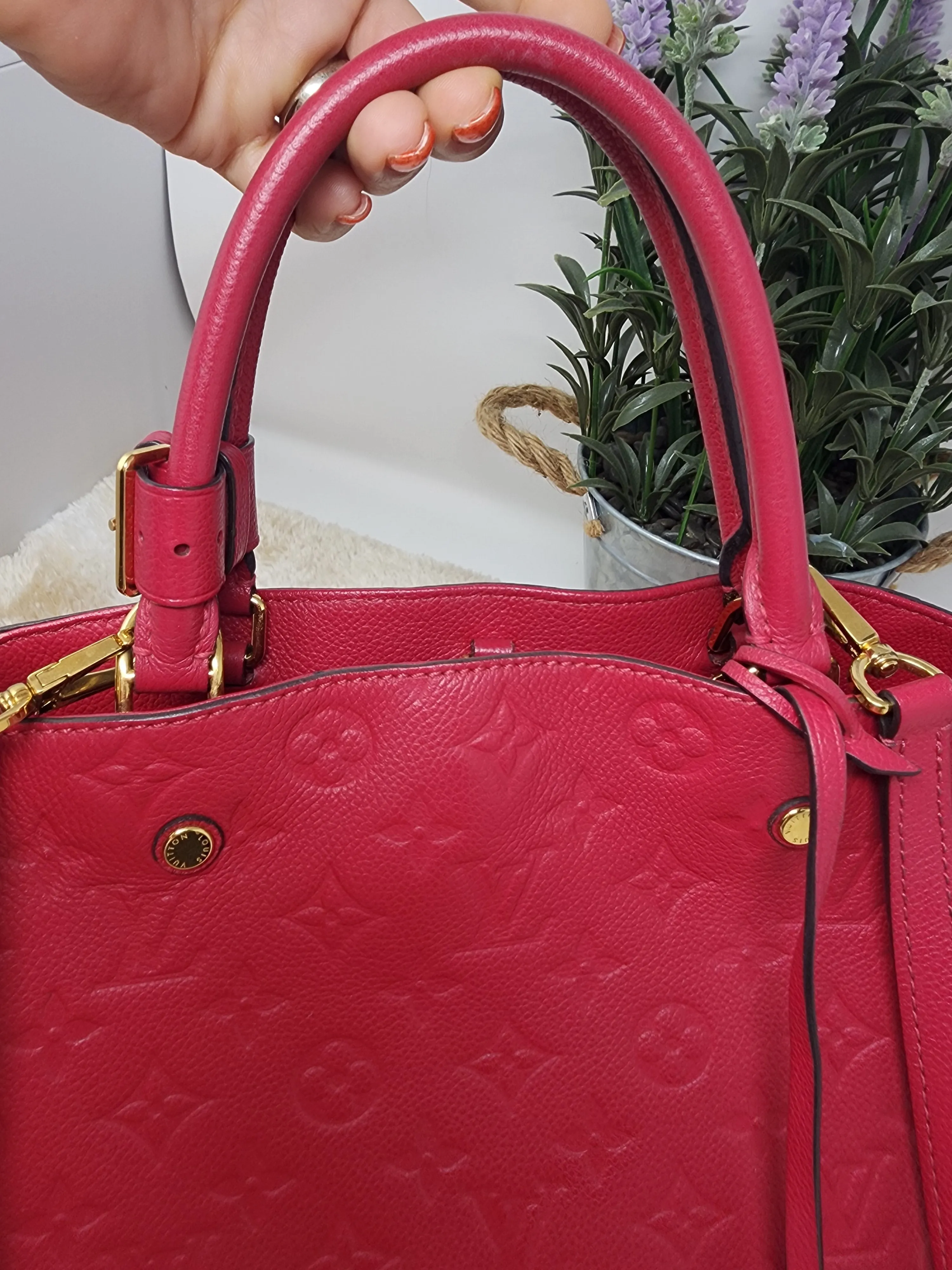 LOUIS VUITTON EMPREINTE MONTAIGNE MM, DAHLIA