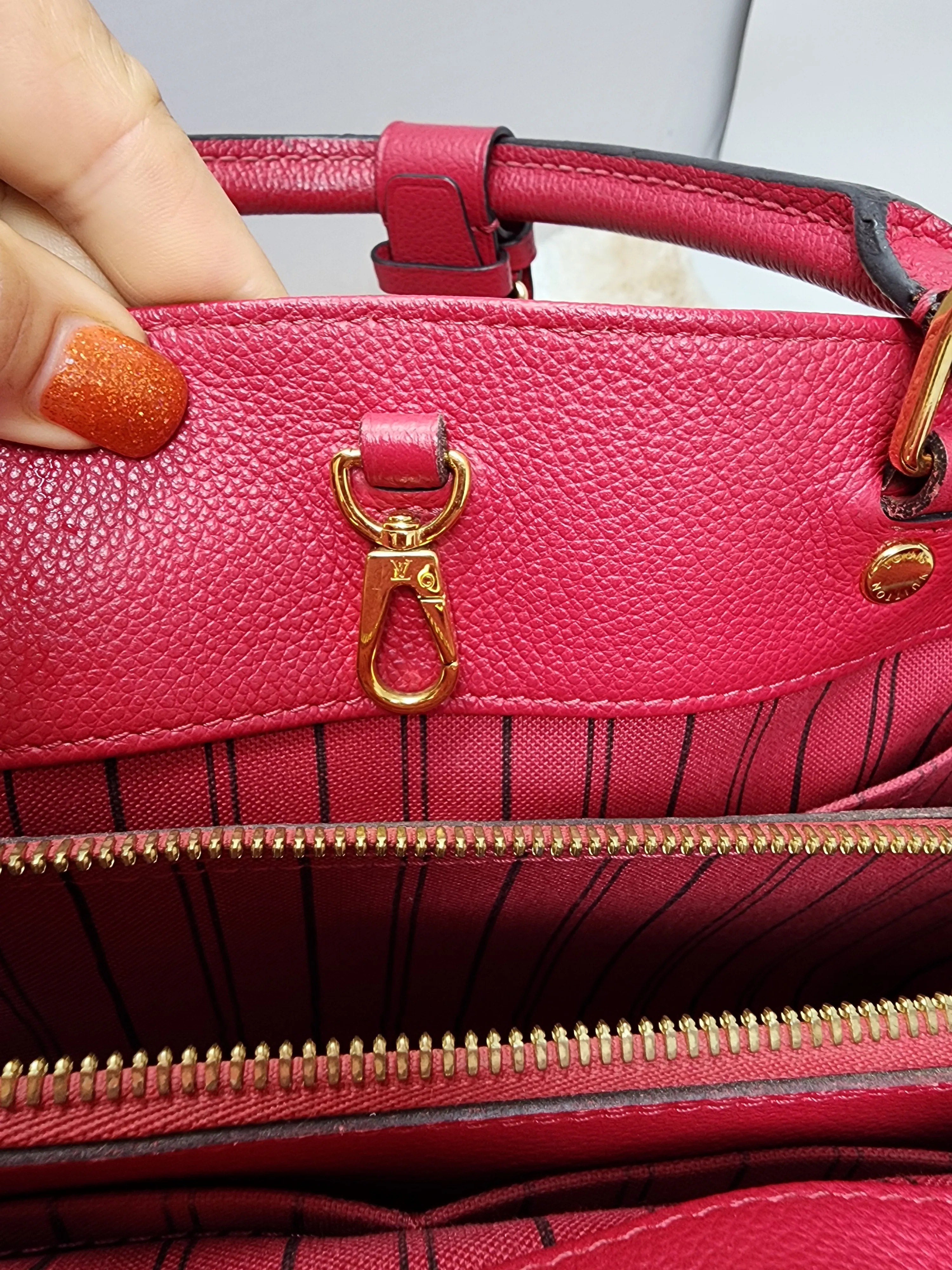 LOUIS VUITTON EMPREINTE MONTAIGNE MM, DAHLIA