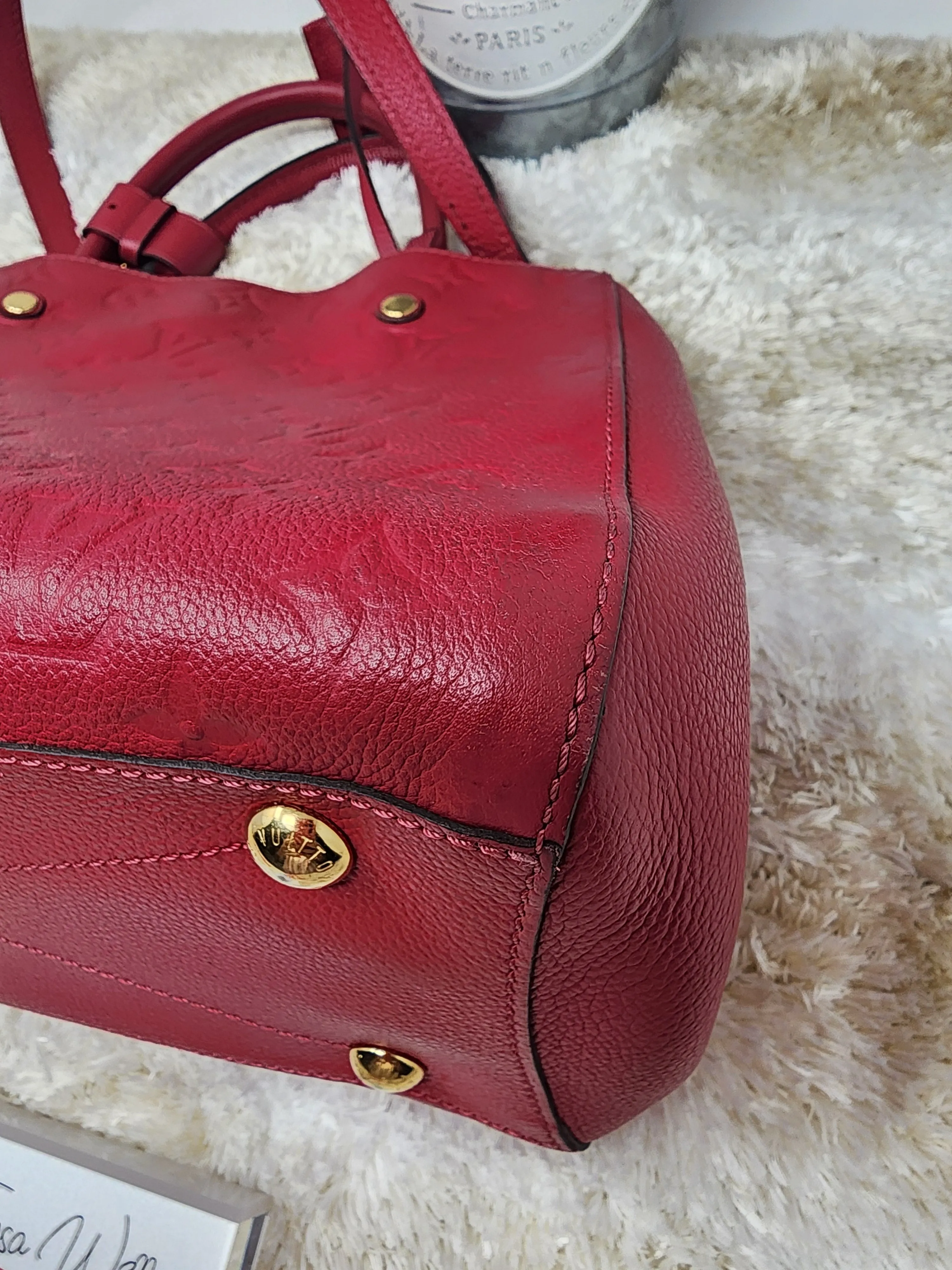 LOUIS VUITTON EMPREINTE MONTAIGNE MM, DAHLIA