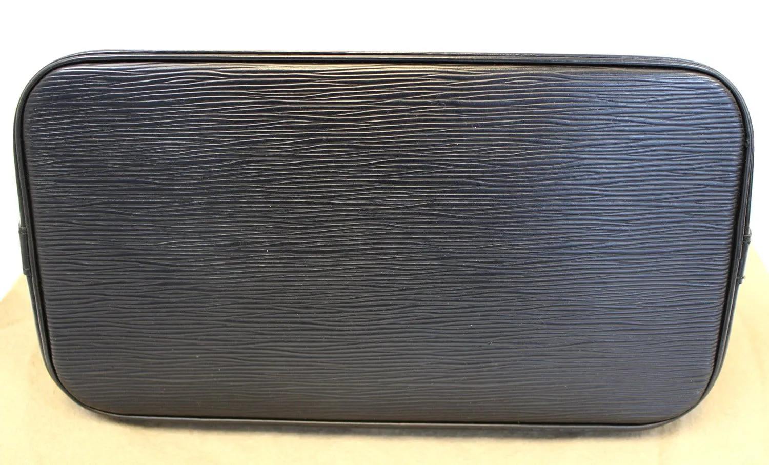 LOUIS VUITTON Epi Leather Alma Black Satchel Bag