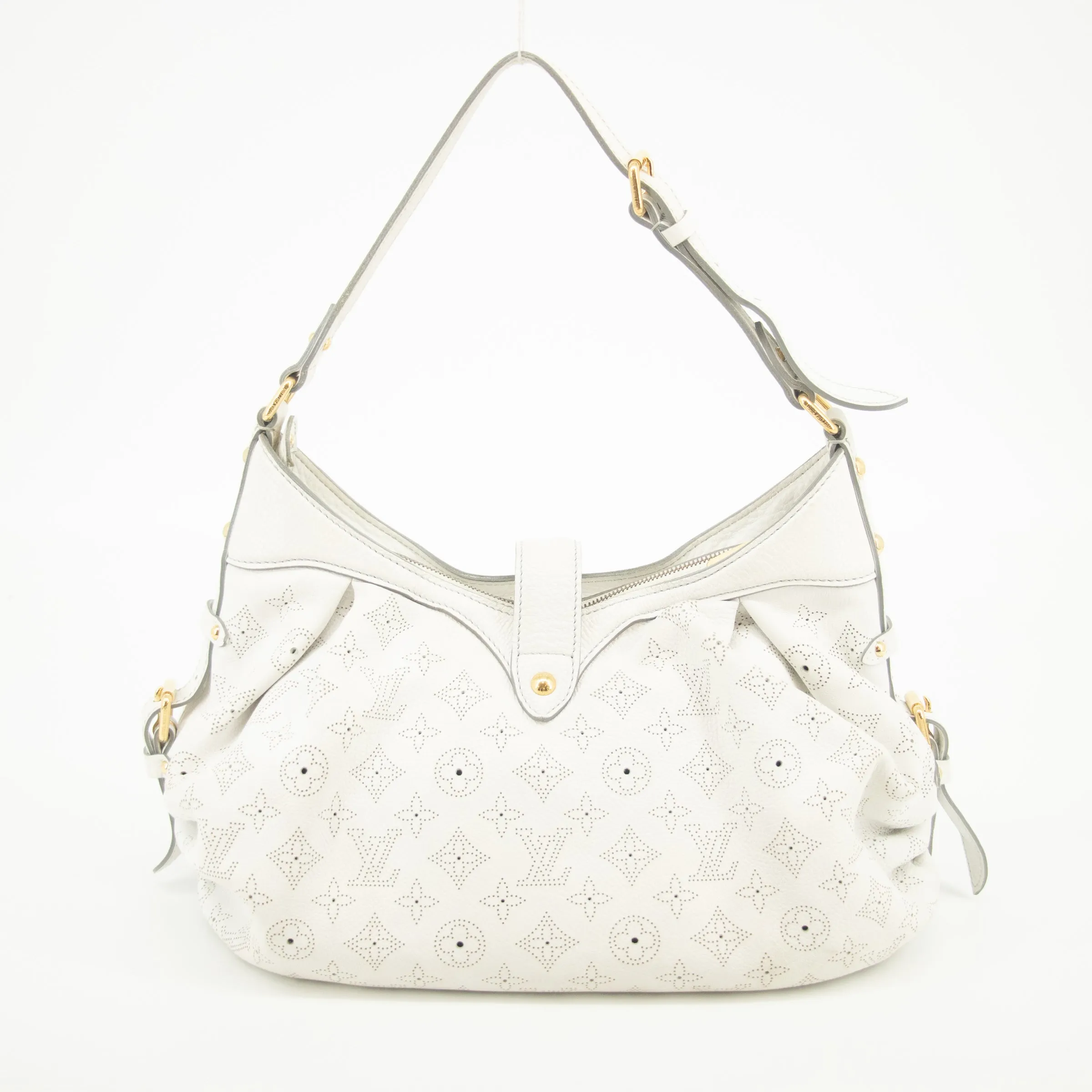 Louis Vuitton Ivory Monogram Mahina XS Shoulder Bag #2402