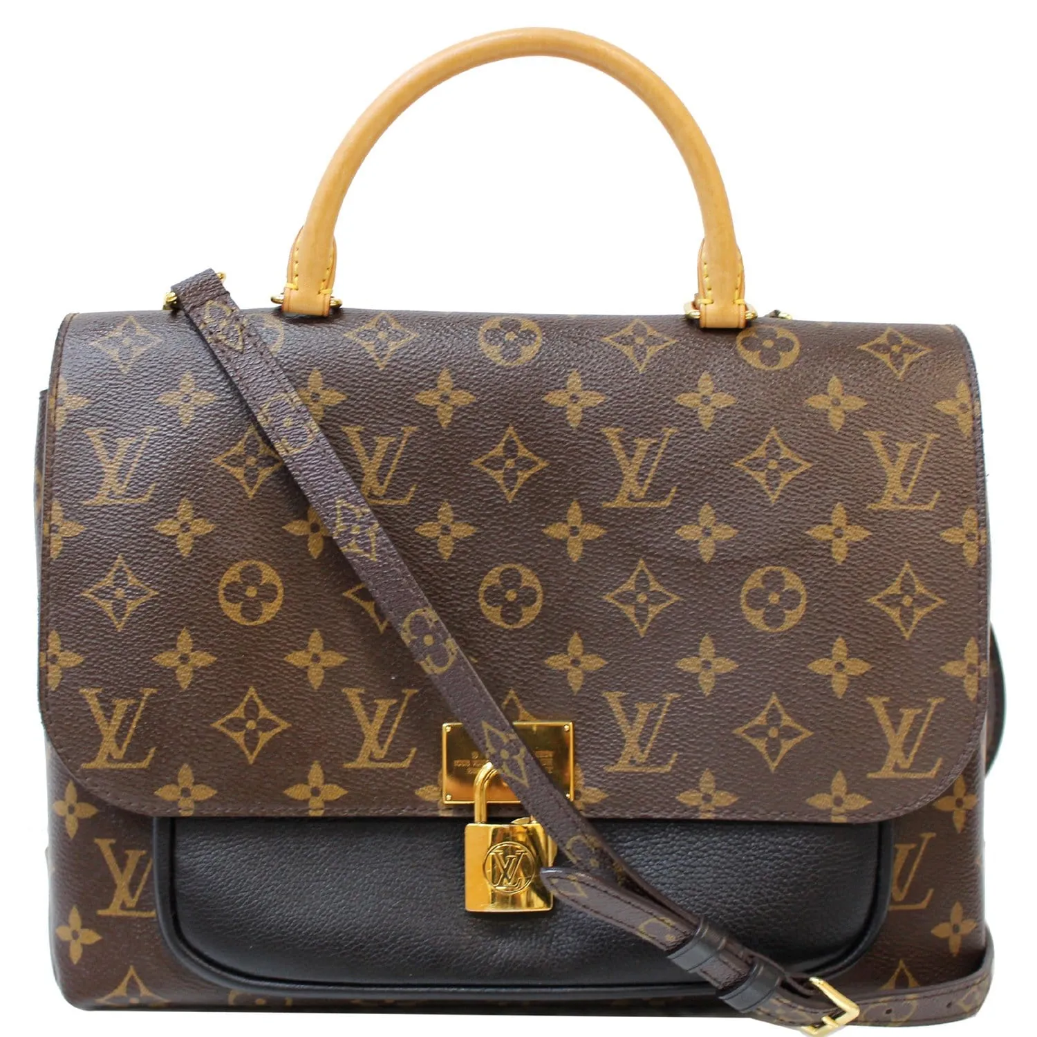 LOUIS VUITTON Marignan Monogram Canvas Messenger Shoulder Bag Brown - 15% OFF