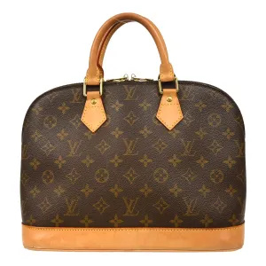 Louis Vuitton Monogram Alma Handbag M51130 FL0062 XX29270