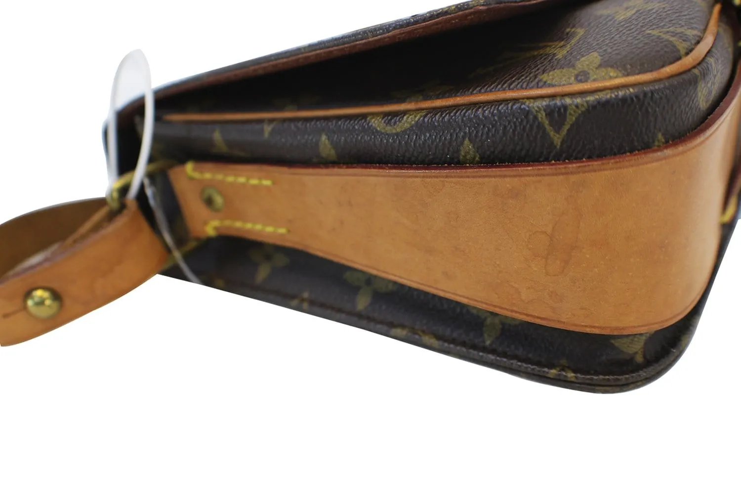 LOUIS VUITTON Monogram Brown Cartouchiere MM Crossbody Bag