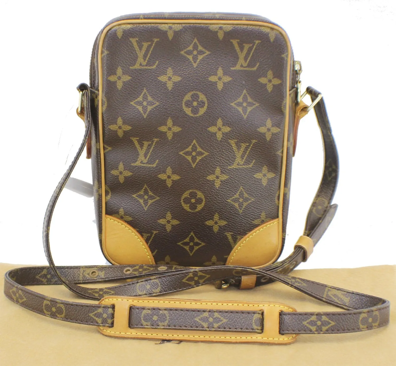 LOUIS VUITTON Monogram Canvas Danube Crossbody Bag