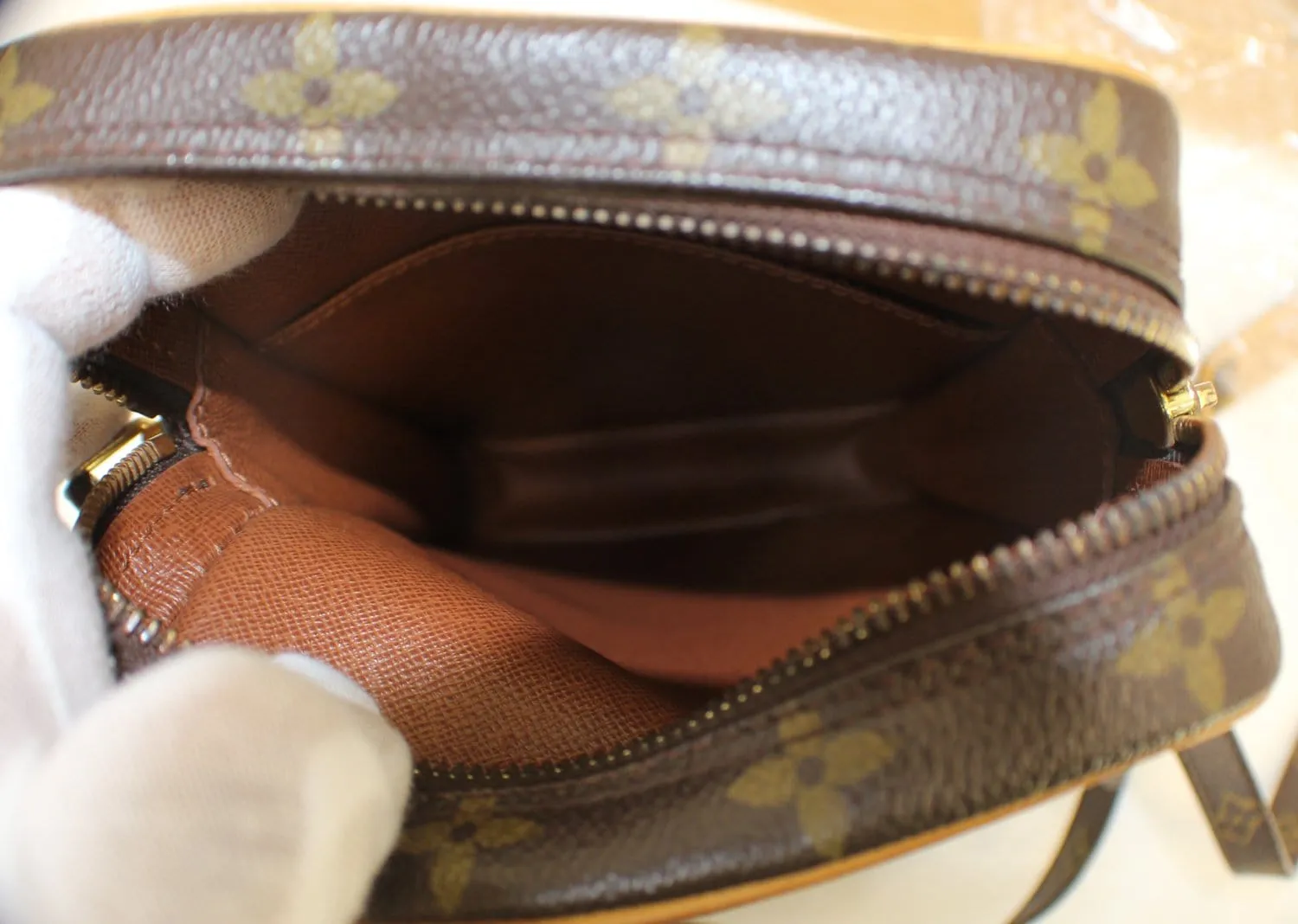 LOUIS VUITTON Monogram Canvas Danube Crossbody Bag