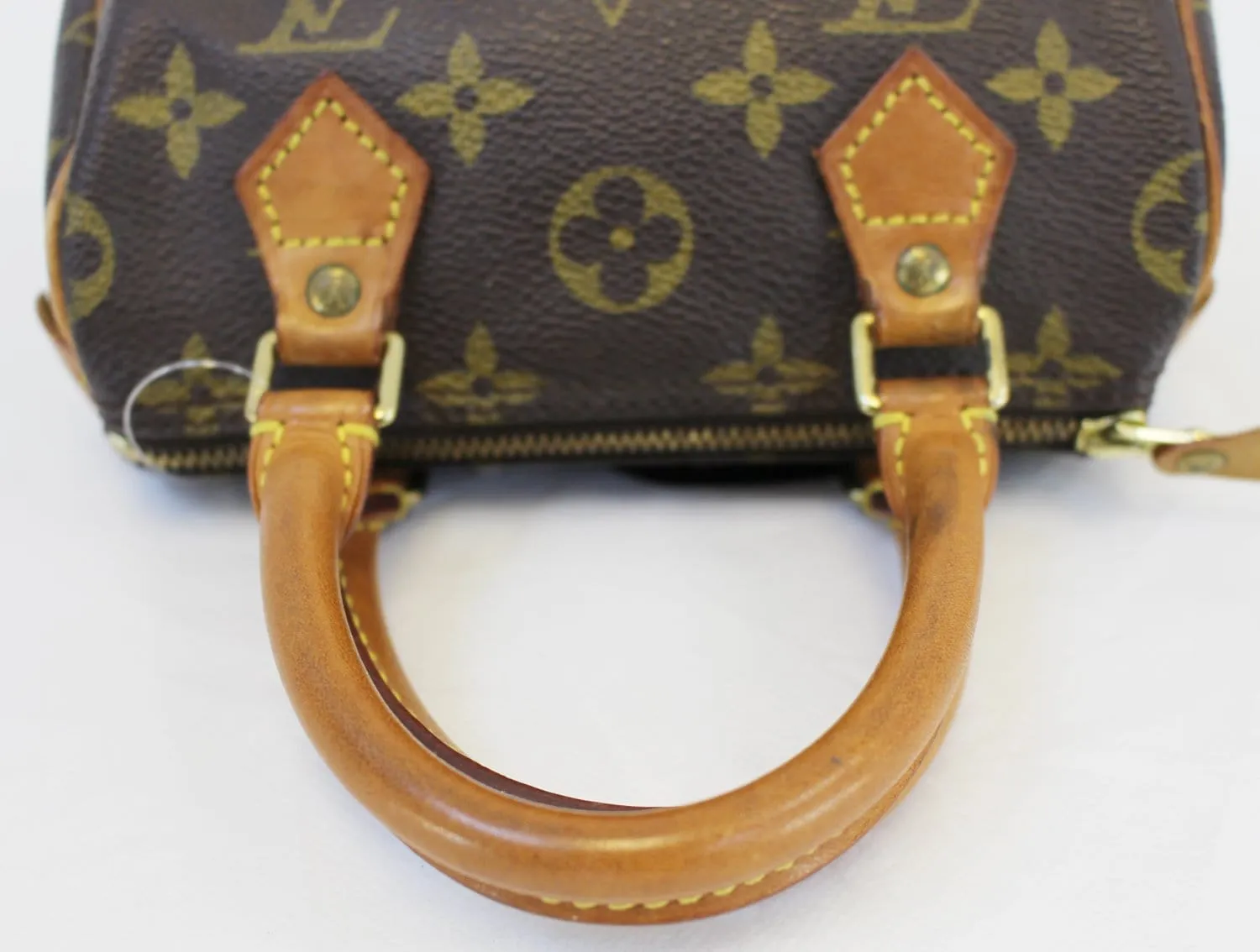 LOUIS VUITTON Monogram Canvas Mini Speedy Satchel  Bag