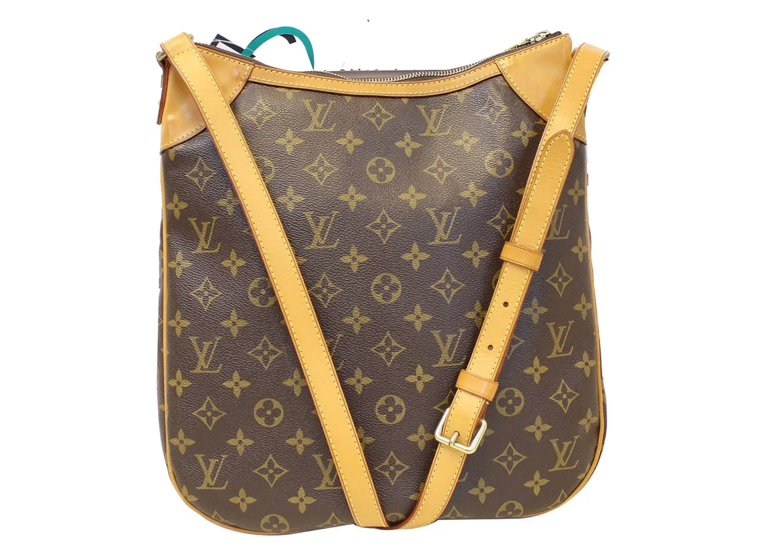 LOUIS VUITTON Monogram Canvas Odeon MM Crossbody Bag