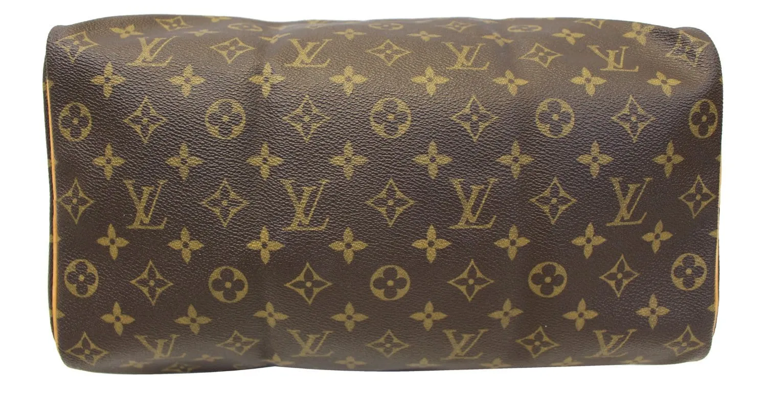LOUIS VUITTON Monogram Canvas Speedy 35 Satchel Bag