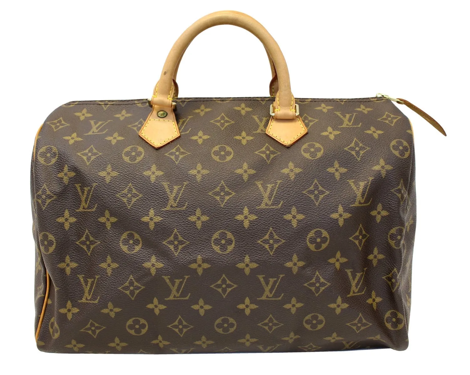 LOUIS VUITTON Monogram Canvas Speedy 35 Satchel Bag