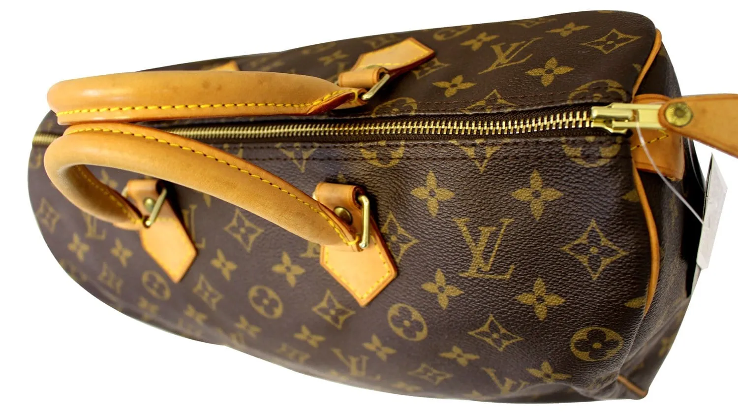 LOUIS VUITTON Monogram Canvas Speedy 35 Satchel Bag
