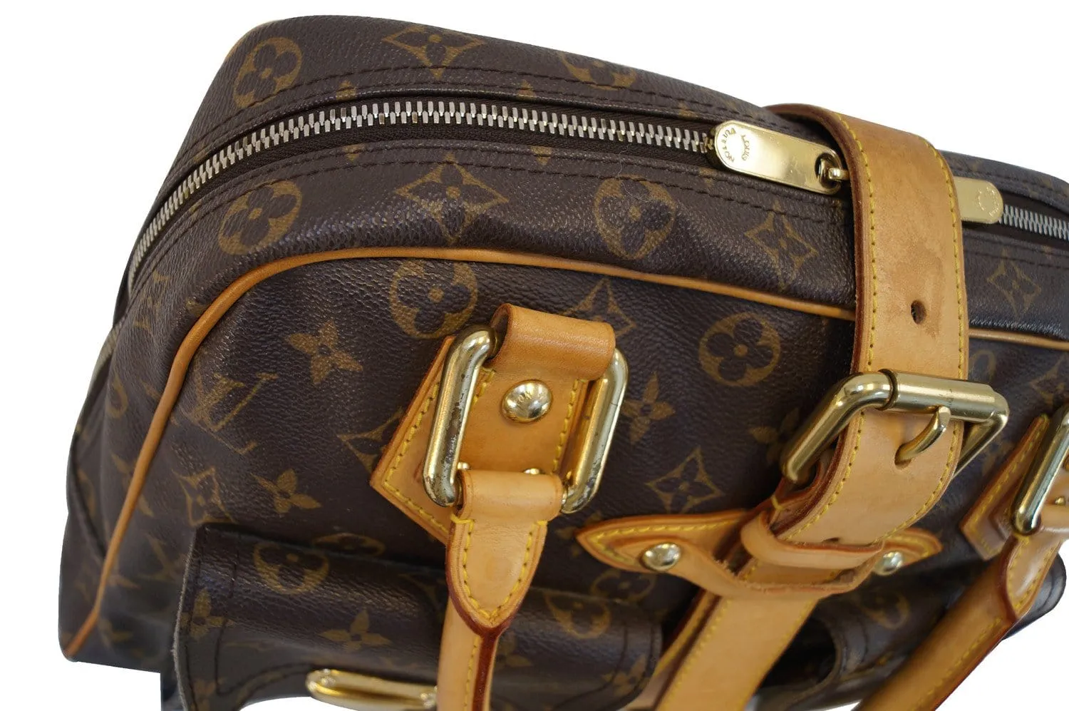 LOUIS VUITTON Monogram Manhattan GM Satchel Bag