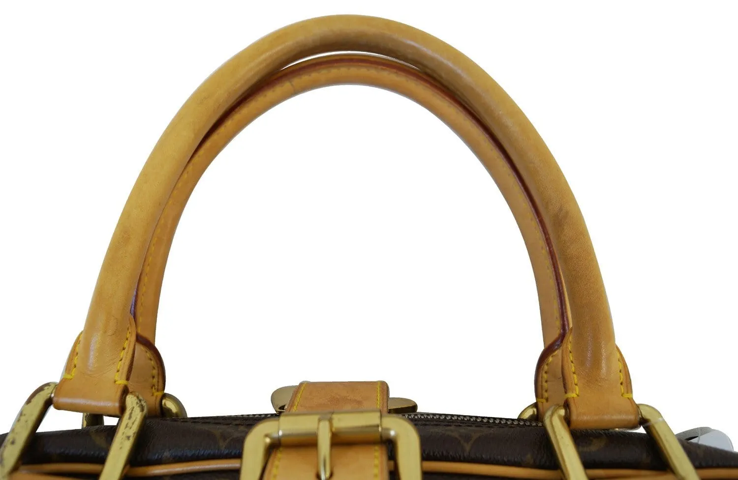 LOUIS VUITTON Monogram Manhattan GM Satchel Bag