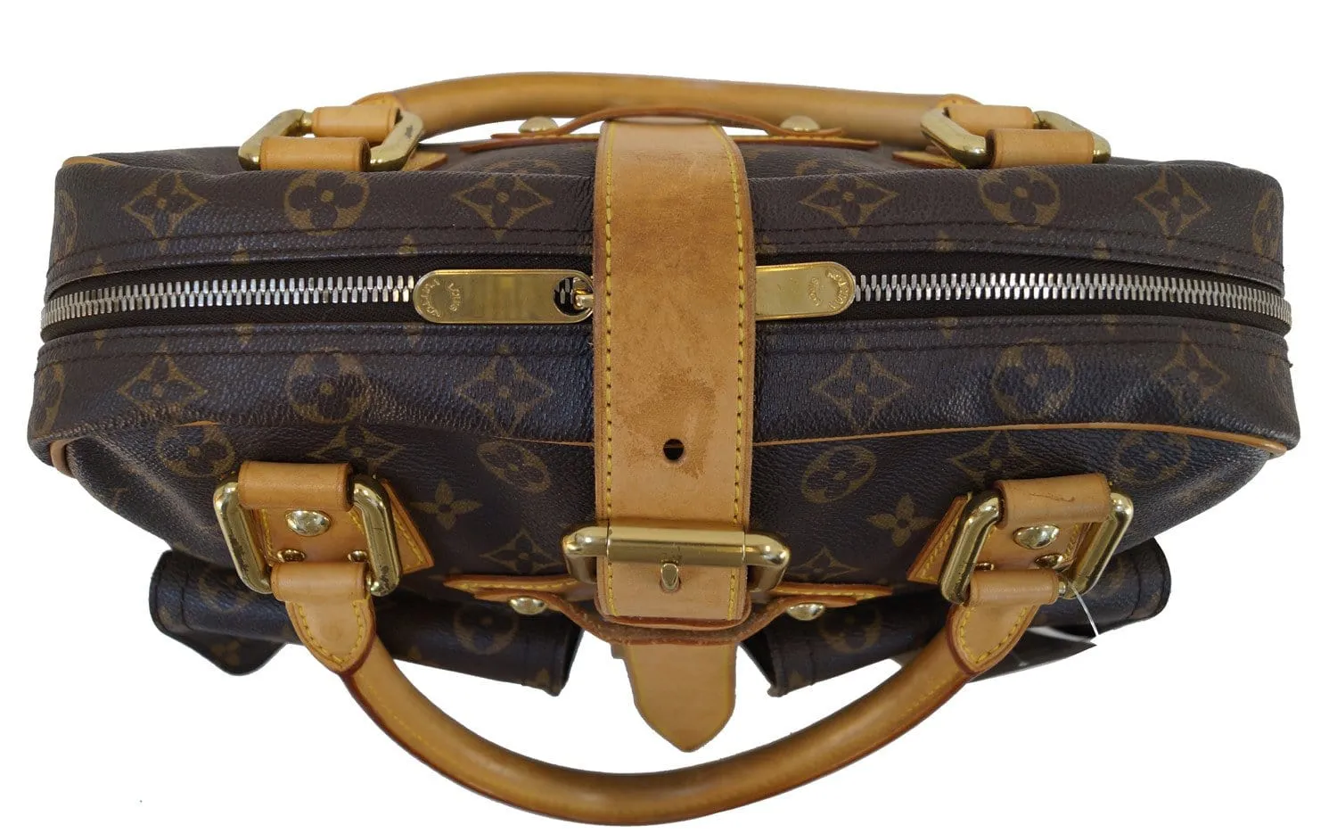 LOUIS VUITTON Monogram Manhattan GM Satchel Bag