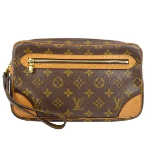 Louis Vuitton Monogram Marly Dragonne GM Clucth Bag M51825 SL0072 111536