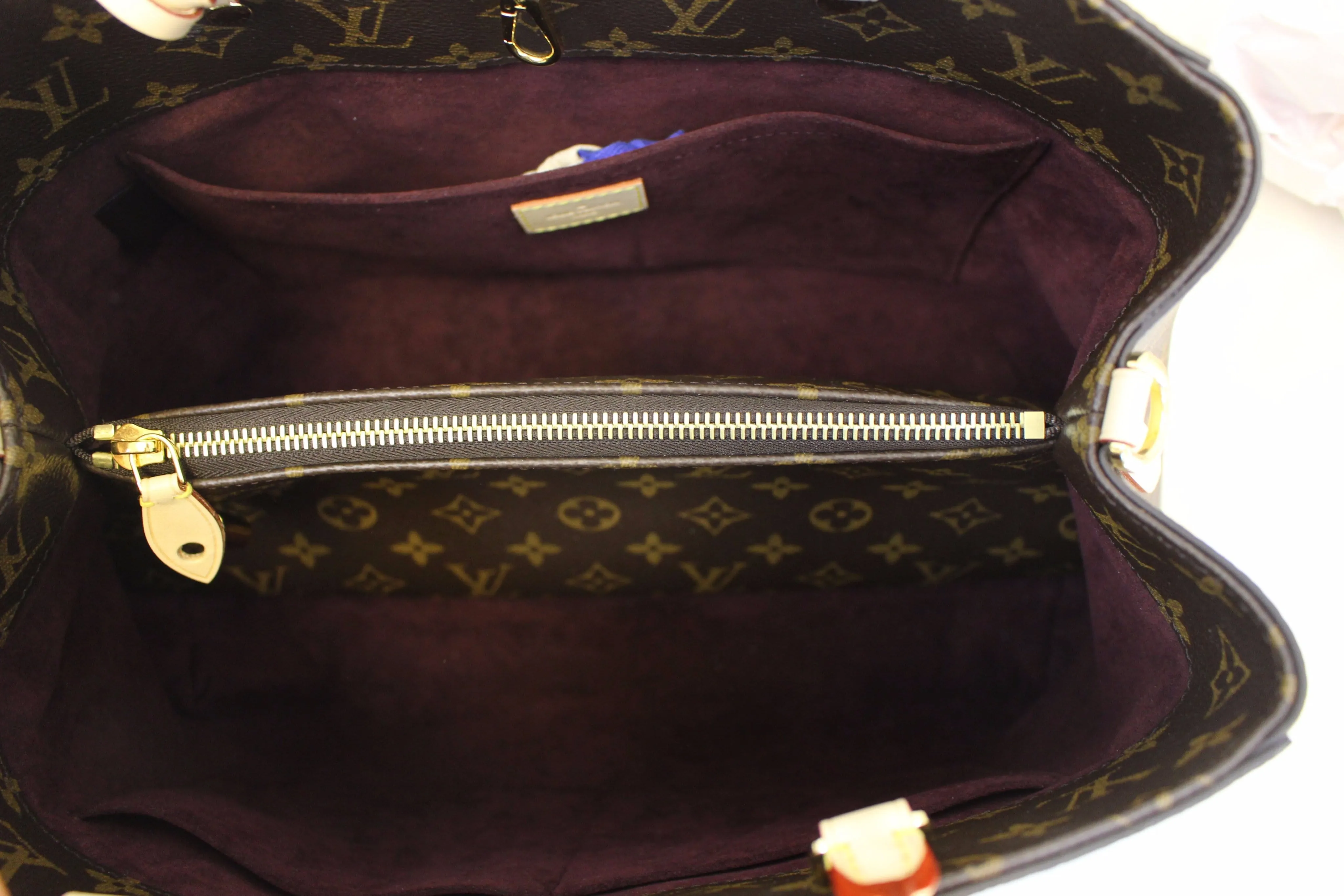 LOUIS VUITTON Monogram Montaigne GM Shoulder Handbag