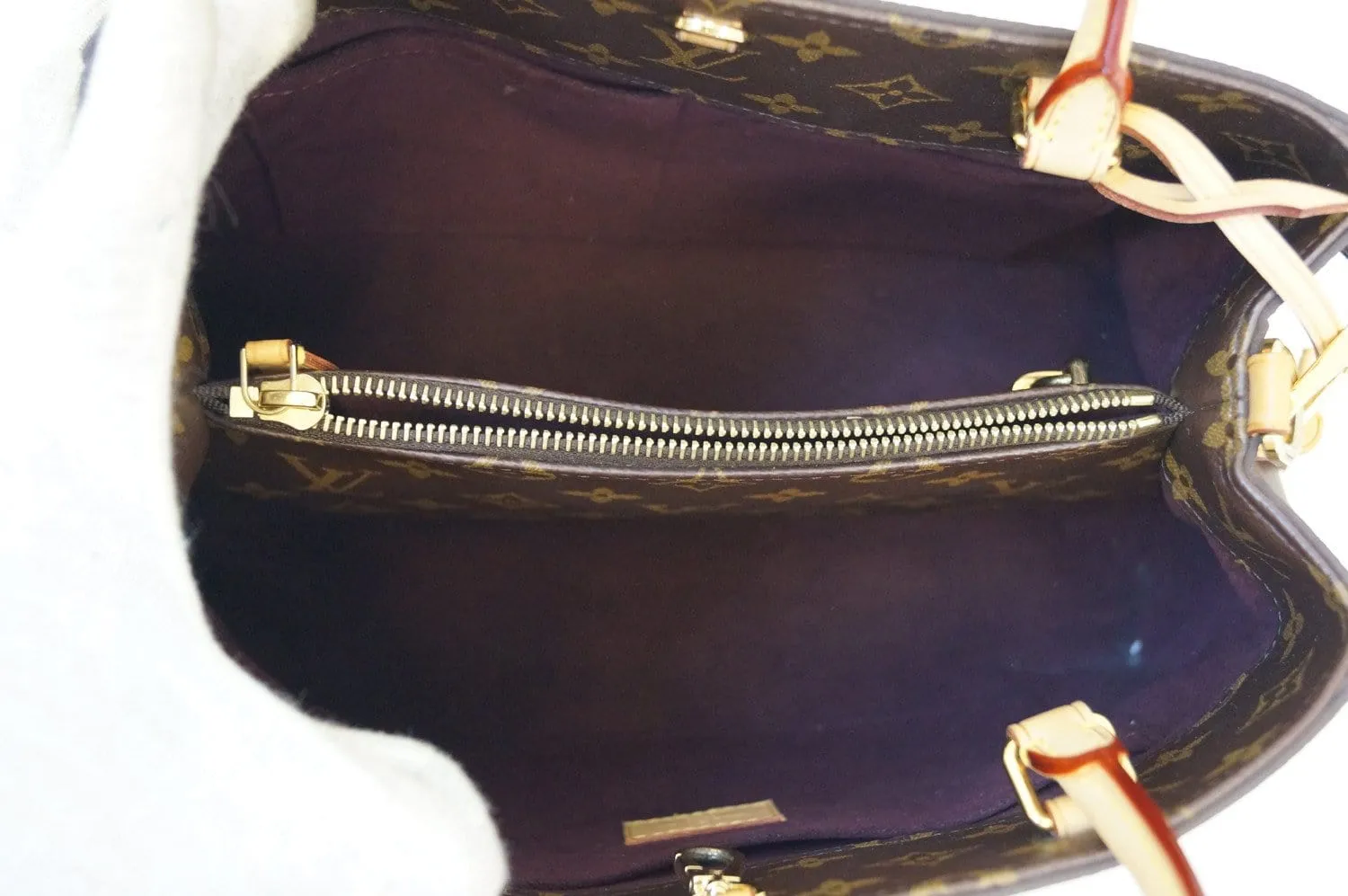 LOUIS VUITTON Monogram Montaigne MM Shoulder Handbag