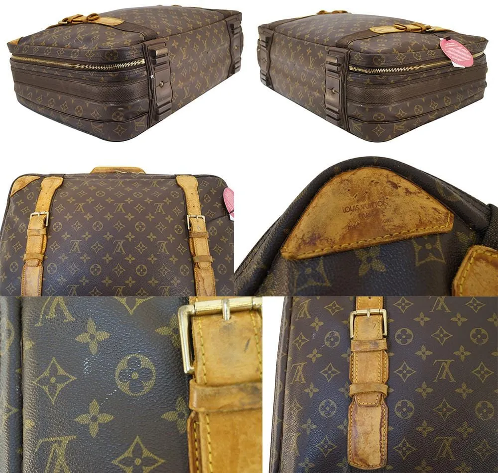 LOUIS VUITTON Monogram Satellite 53 Travel Suitcase Handbag