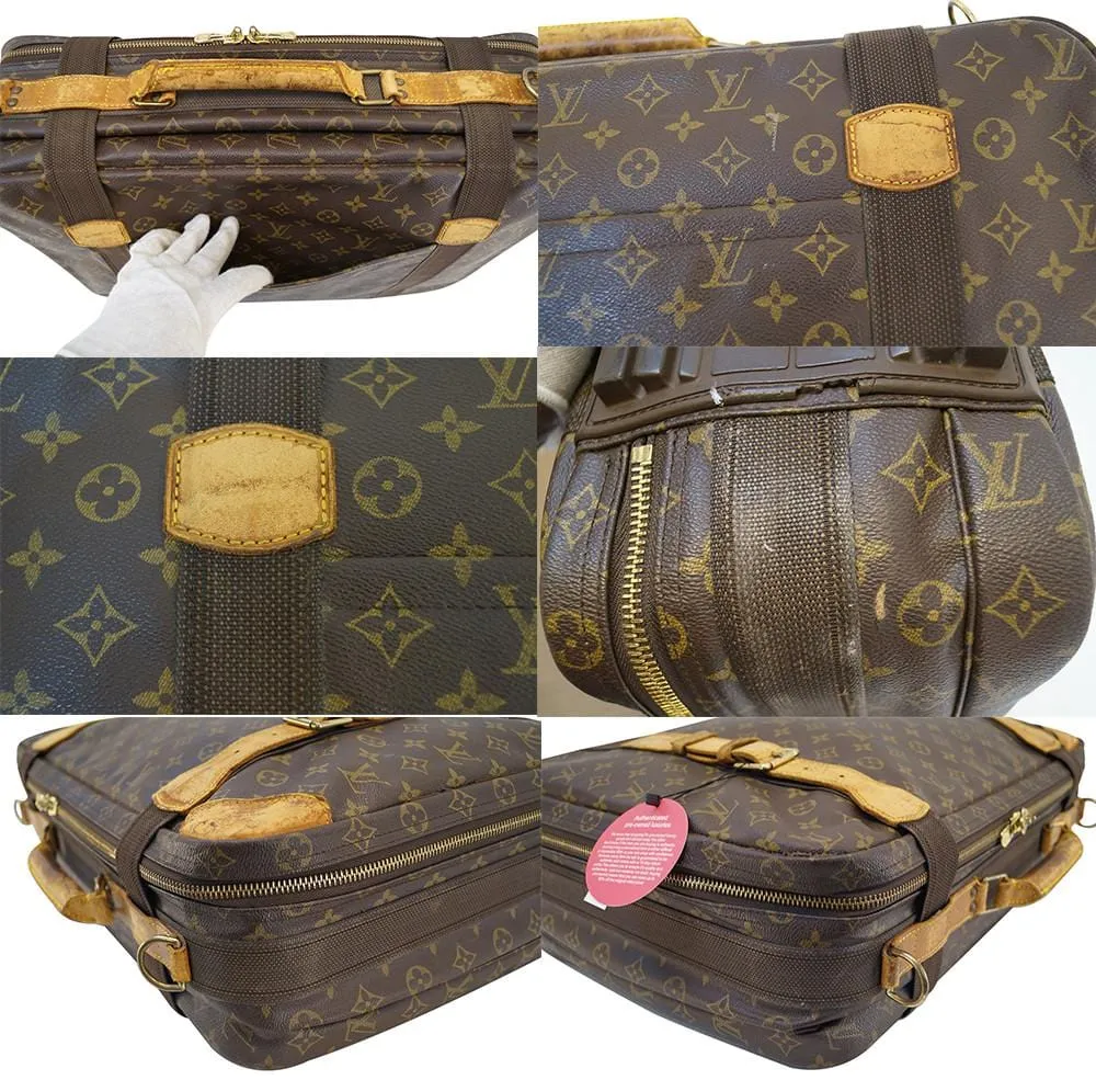 LOUIS VUITTON Monogram Satellite 53 Travel Suitcase Handbag