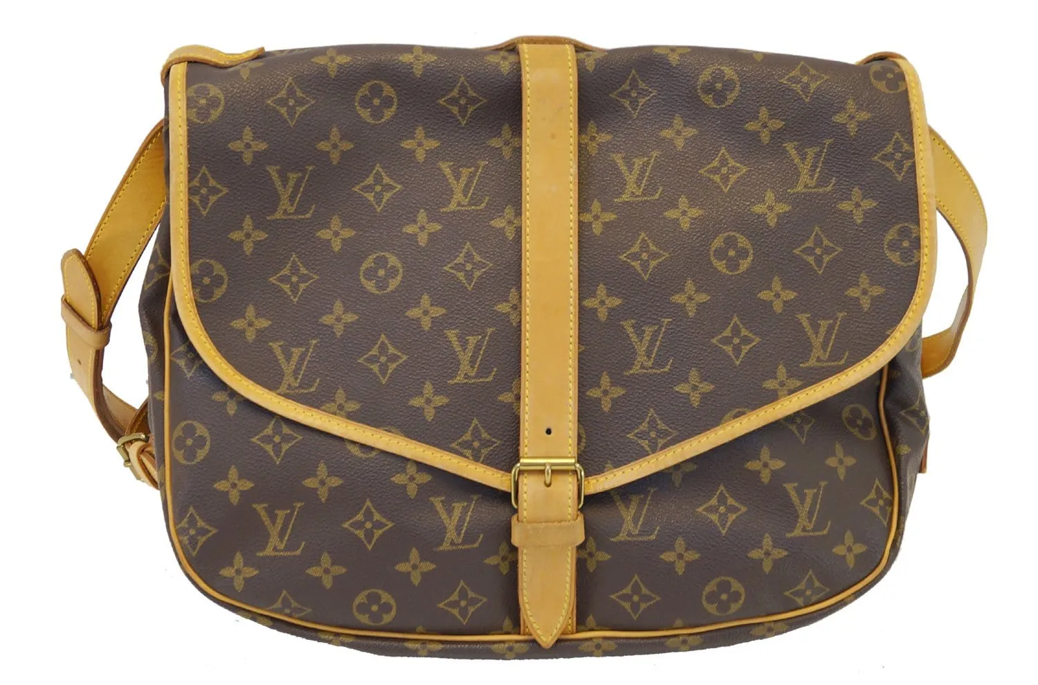 LOUIS VUITTON Monogram Saumur 35 Shoulder Bag