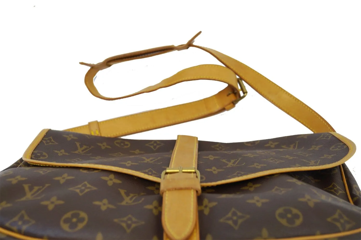 LOUIS VUITTON Monogram Saumur 35 Shoulder Bag