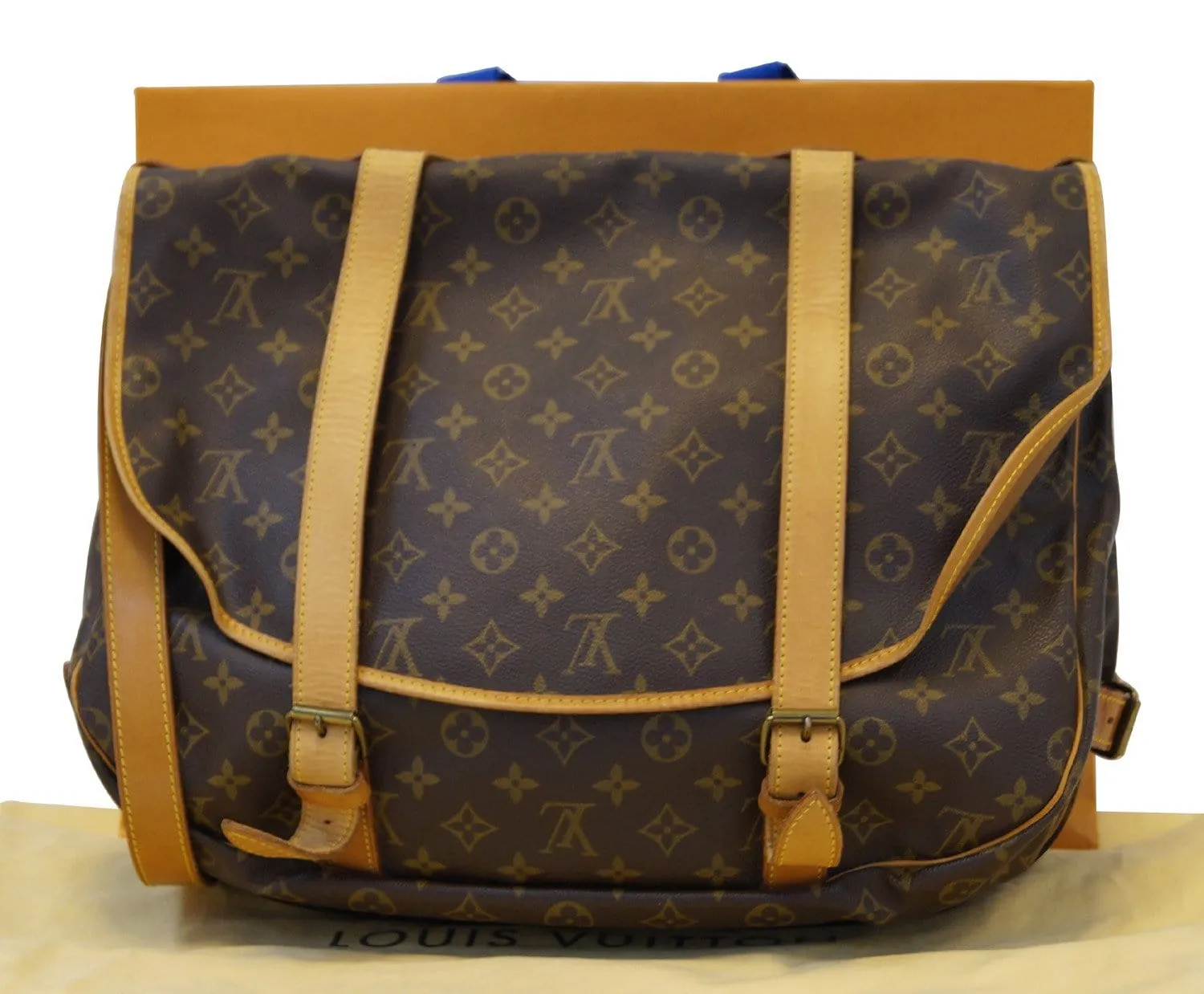 LOUIS VUITTON Monogram Saumur 43 Shoulder Bag