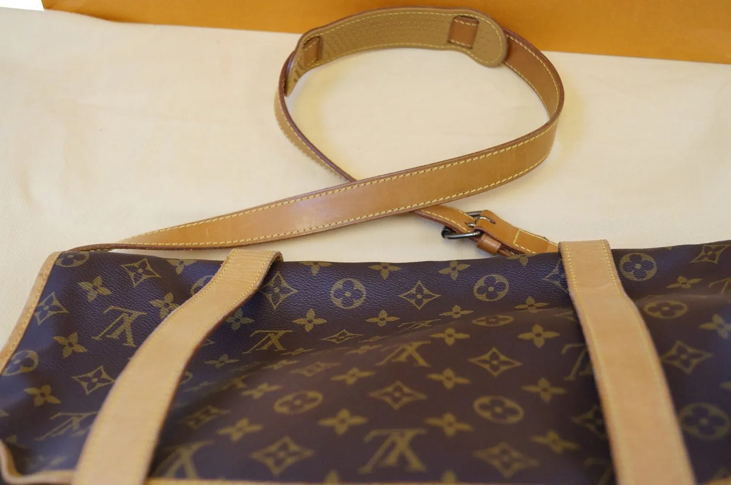 LOUIS VUITTON Monogram Saumur 43 Shoulder Bag