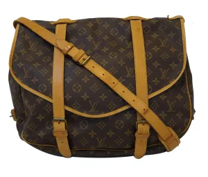 LOUIS VUITTON Monogram Saumur 43 Shoulder Bag