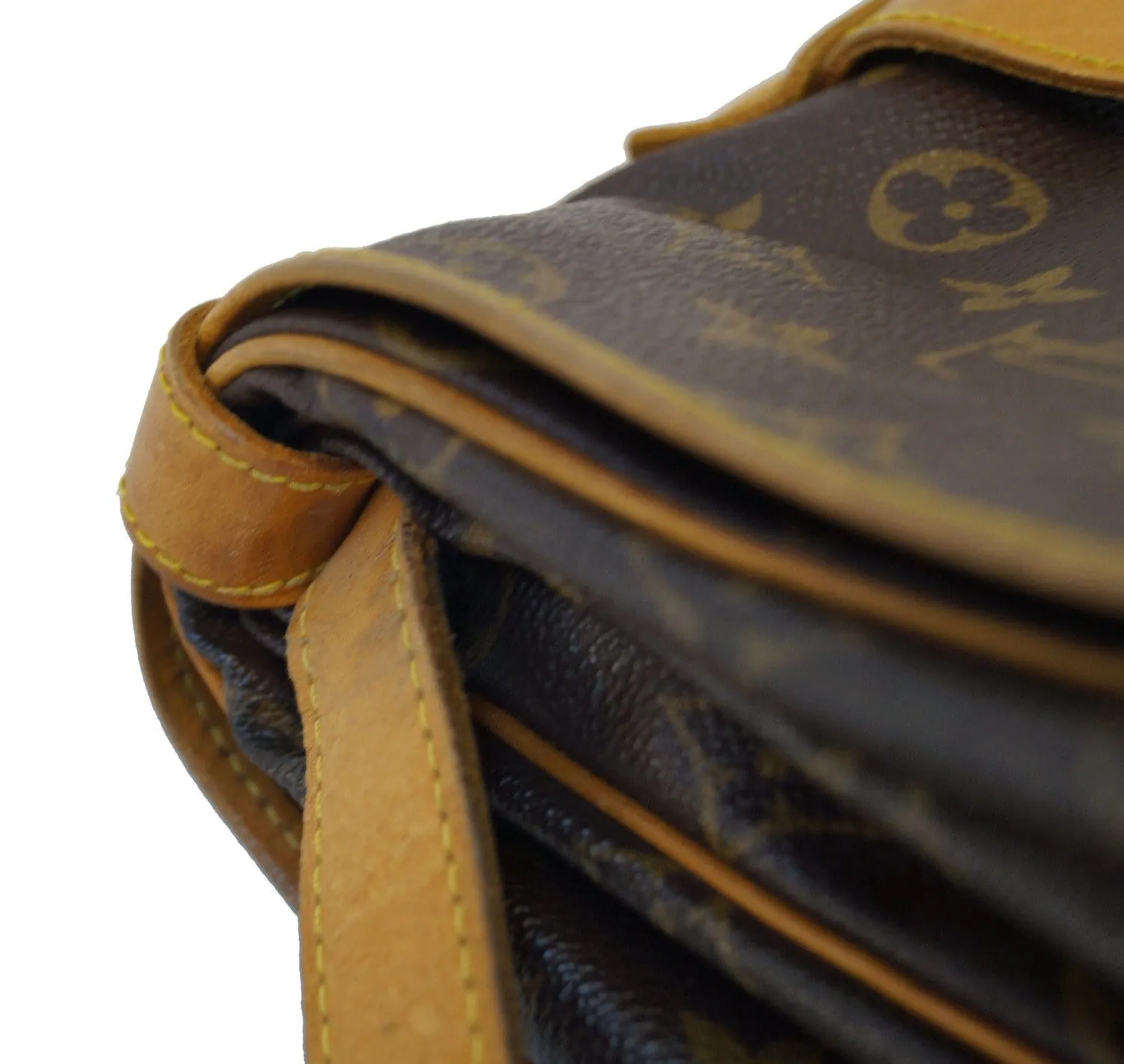 LOUIS VUITTON Monogram Saumur 43 XL Large Shoulder Bag