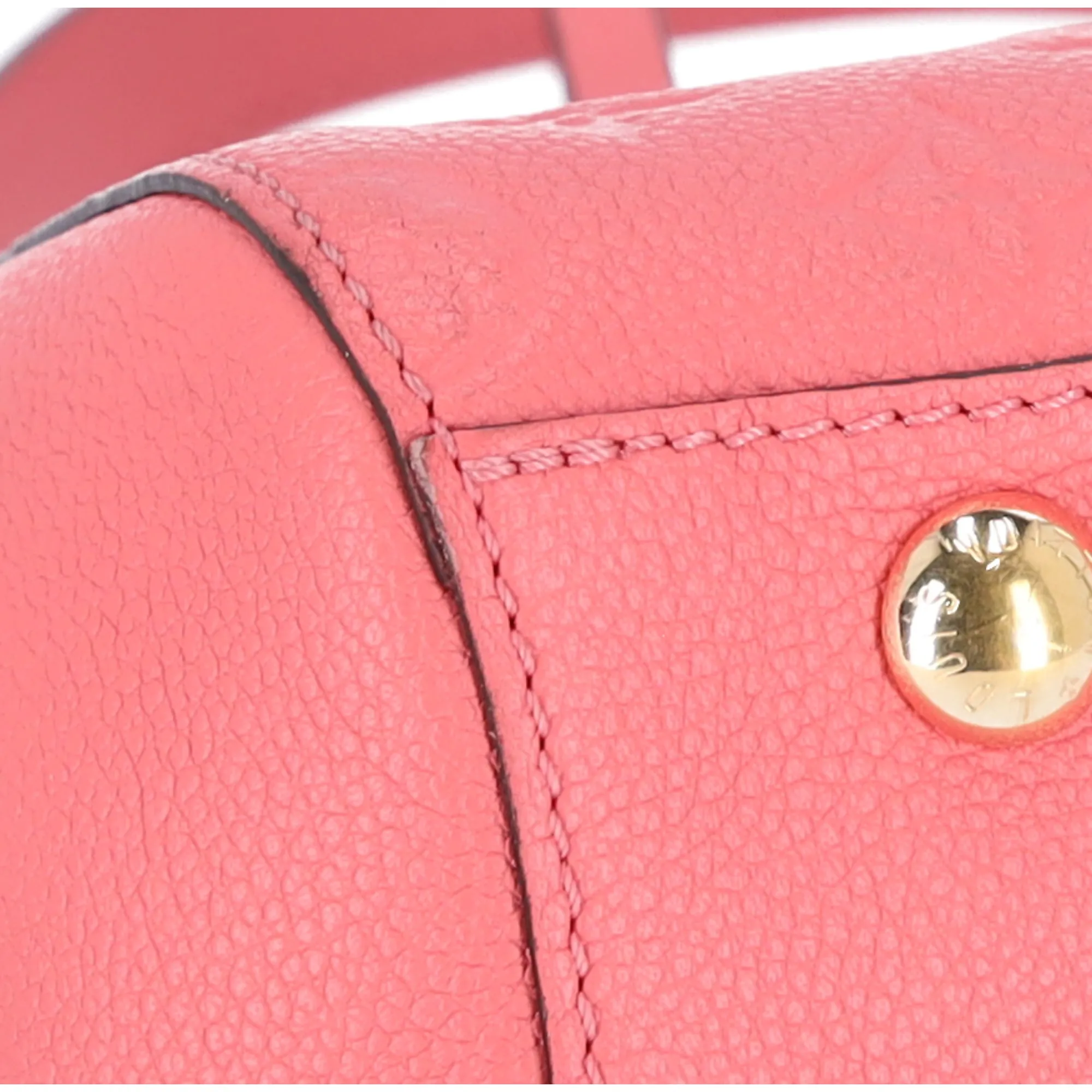 Louis Vuitton Montaigne BB Satchel Monogram Empreinte Leather Blossom Pink